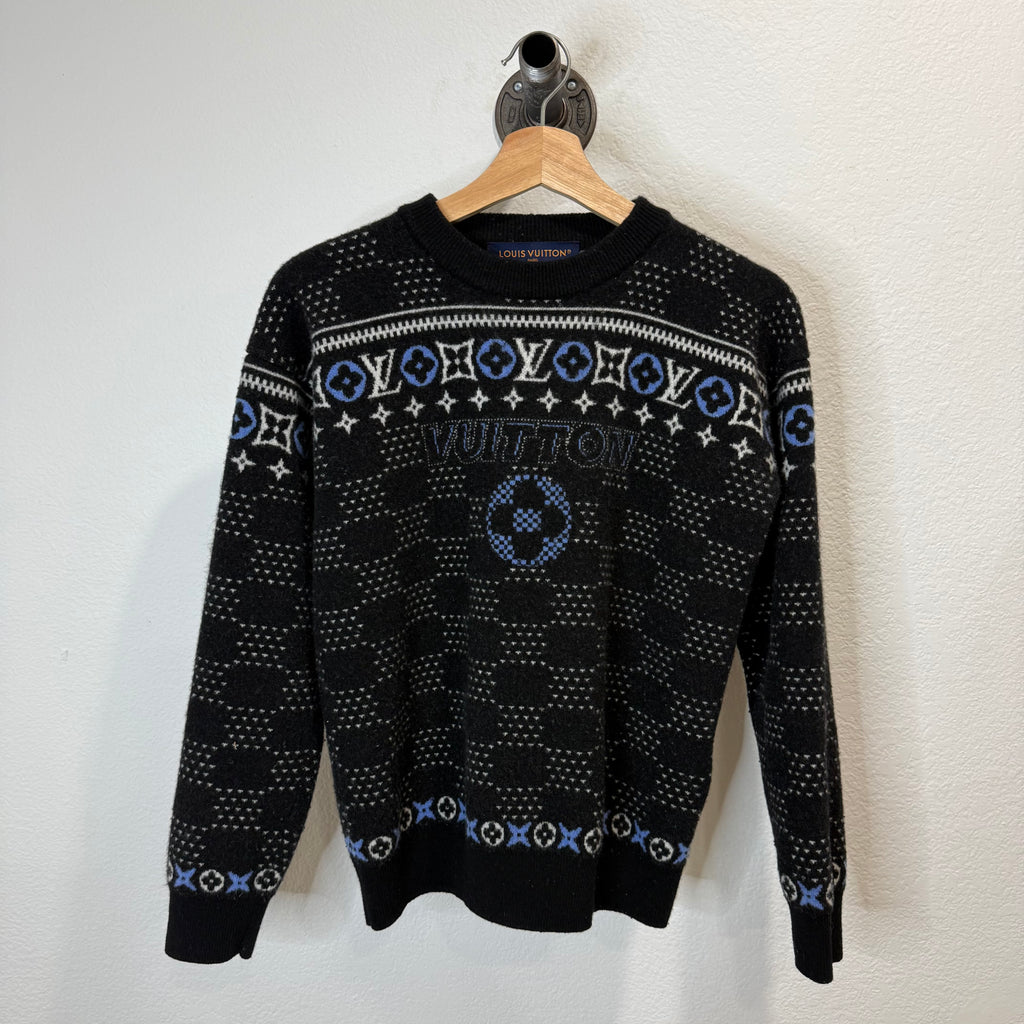 Louis Vuitton Ski Jacquard Wool Pullover Sweater - Size XS