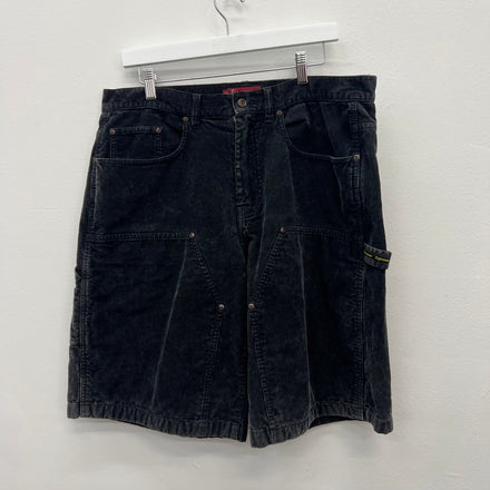Supreme Black Corduroy Carpenter Shorts - Size 34