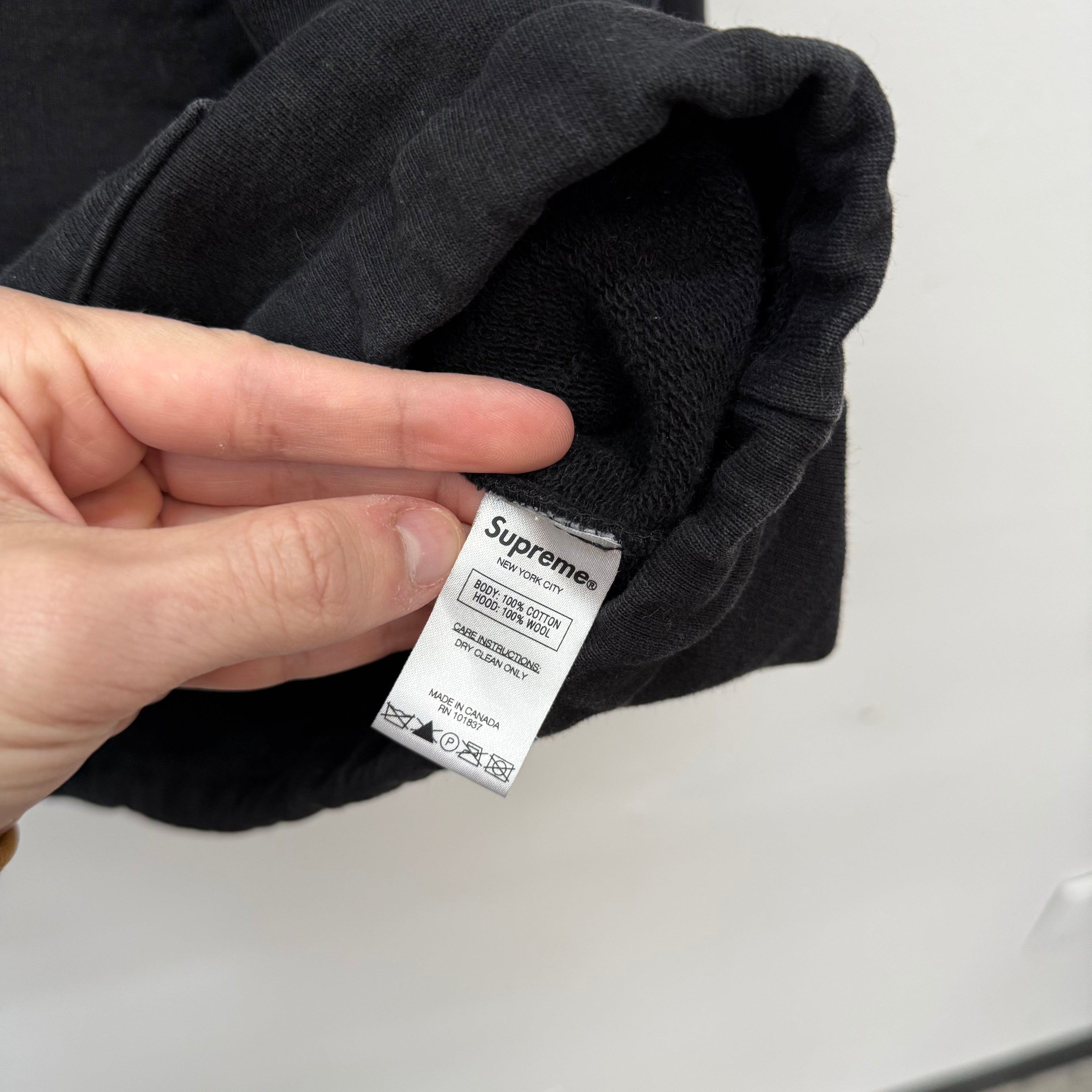 Supreme CDG Flannel Hoodie - Size M
