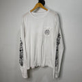 Chrome Hearts Malibu Floral Longsleeve Shirt White - Size XL