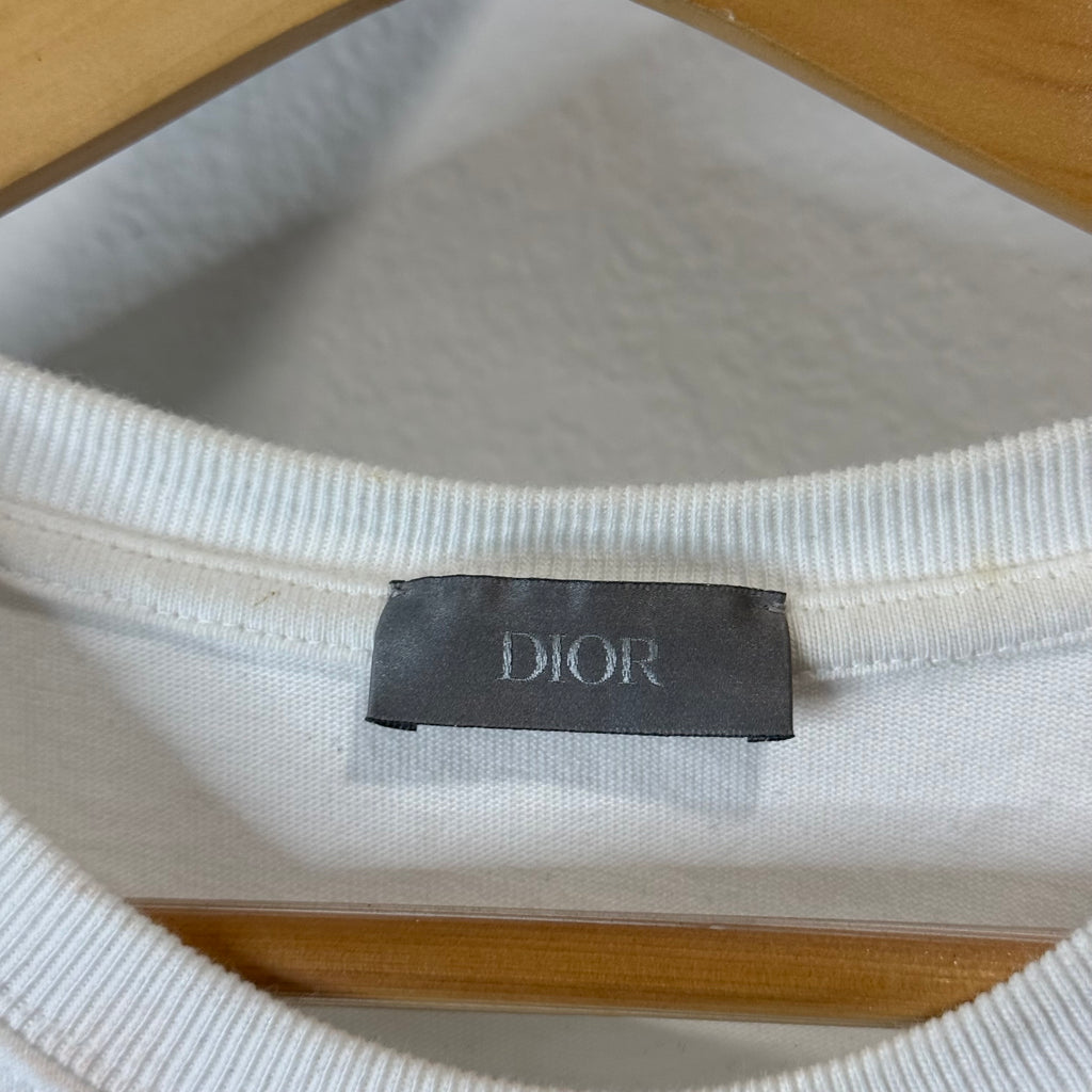 Dior Embroidered CD Pocket Logo T-Shirt - Size XL