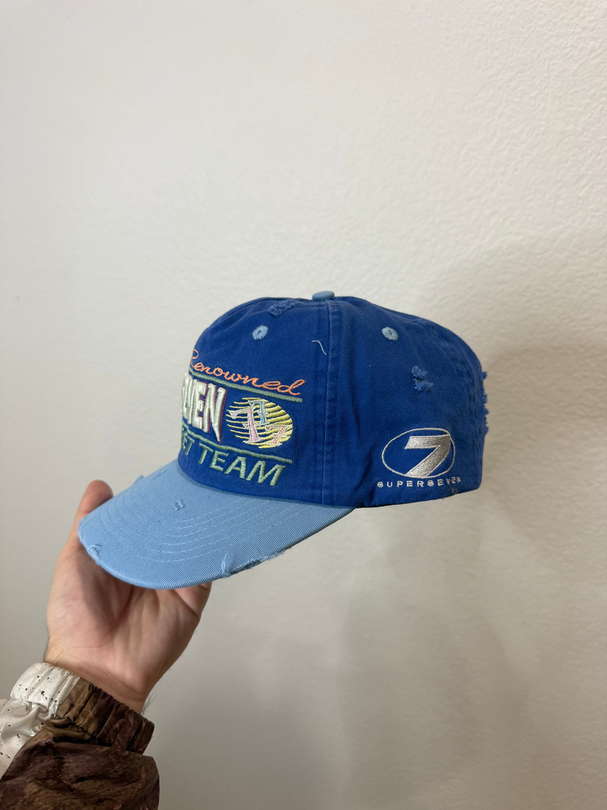 Up7 Skate Blue Strip Intl Team Snapback Hat