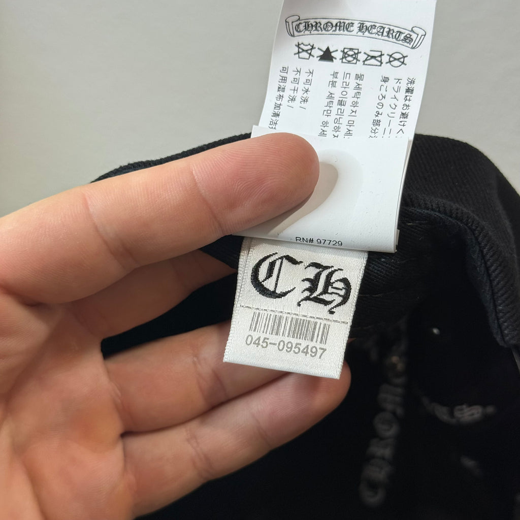 Chrome Hearts Vine Dagger Black Hat