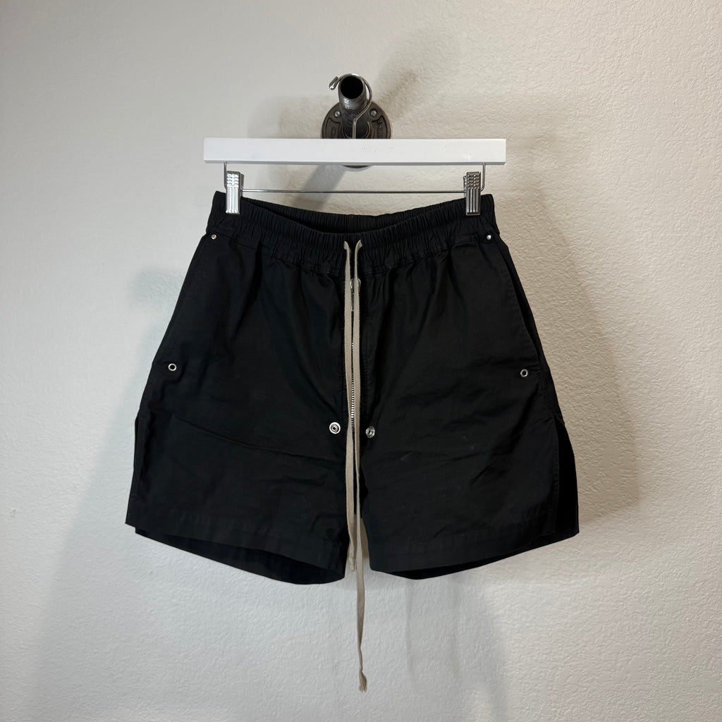 Rick Owens Black Temple Bela Boxer Shorts - Size IT 48 (30)