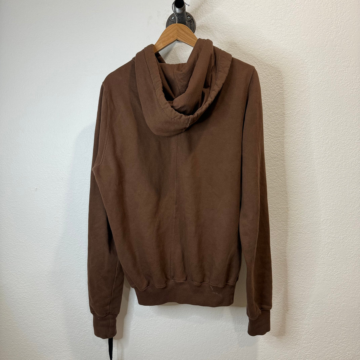 Rick Owens DRKSHDW Oversized Drawstring Hoodie Brown - Size S