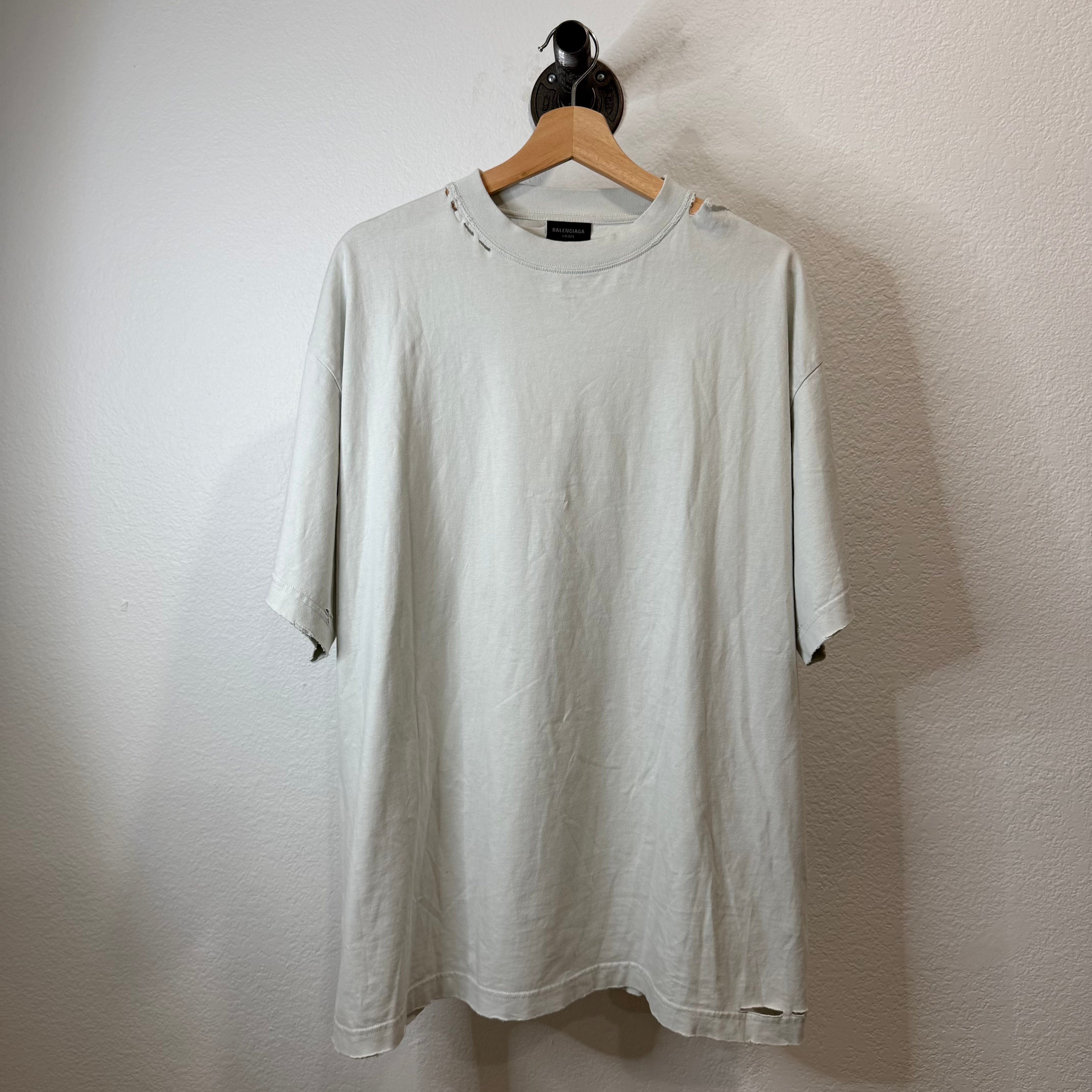 Balenciaga Red Security Tape T-Shirt - Size 2 (L/XL)