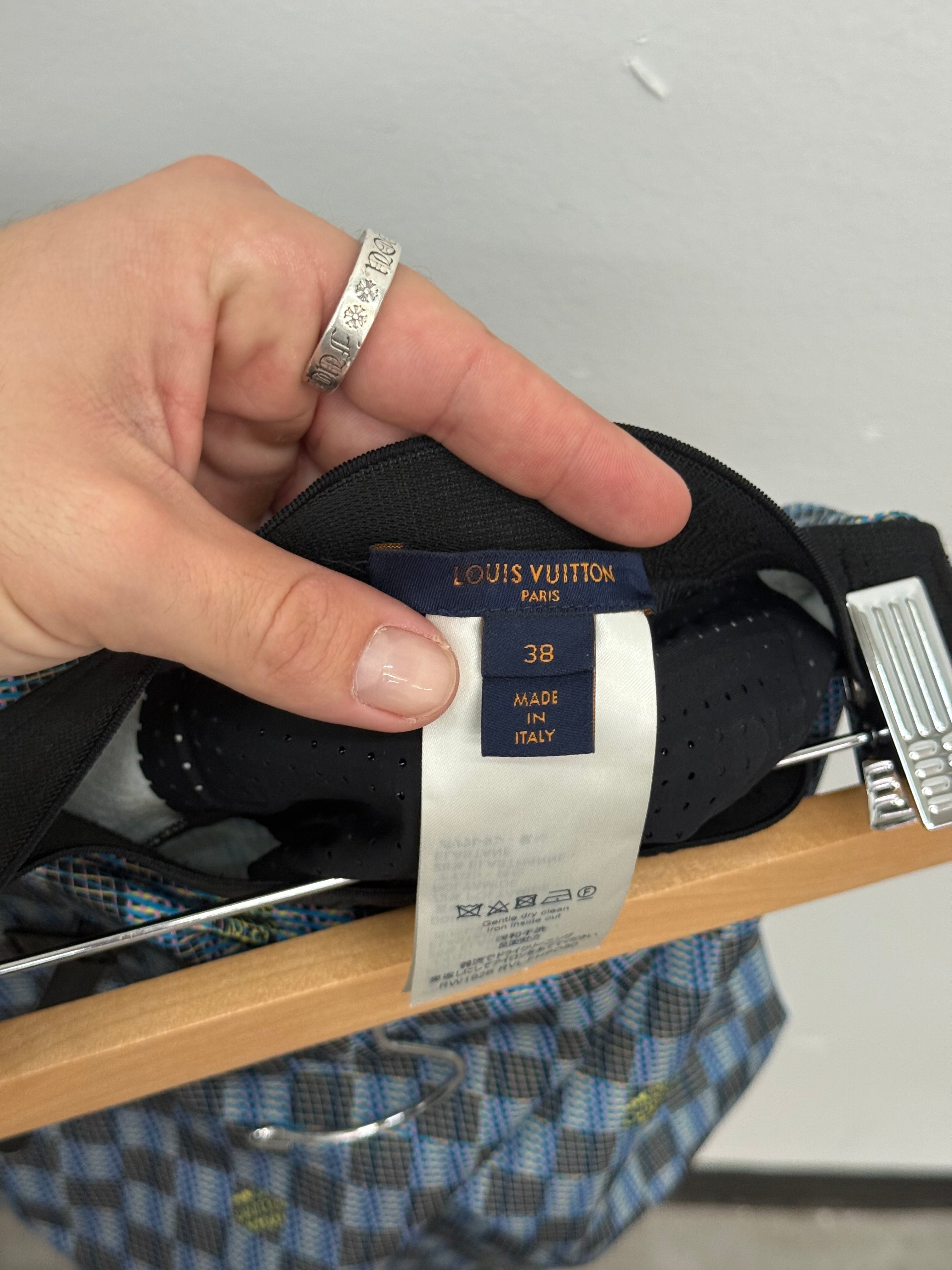 Louis Vuitton Blue Monogram Joggers - Size 38