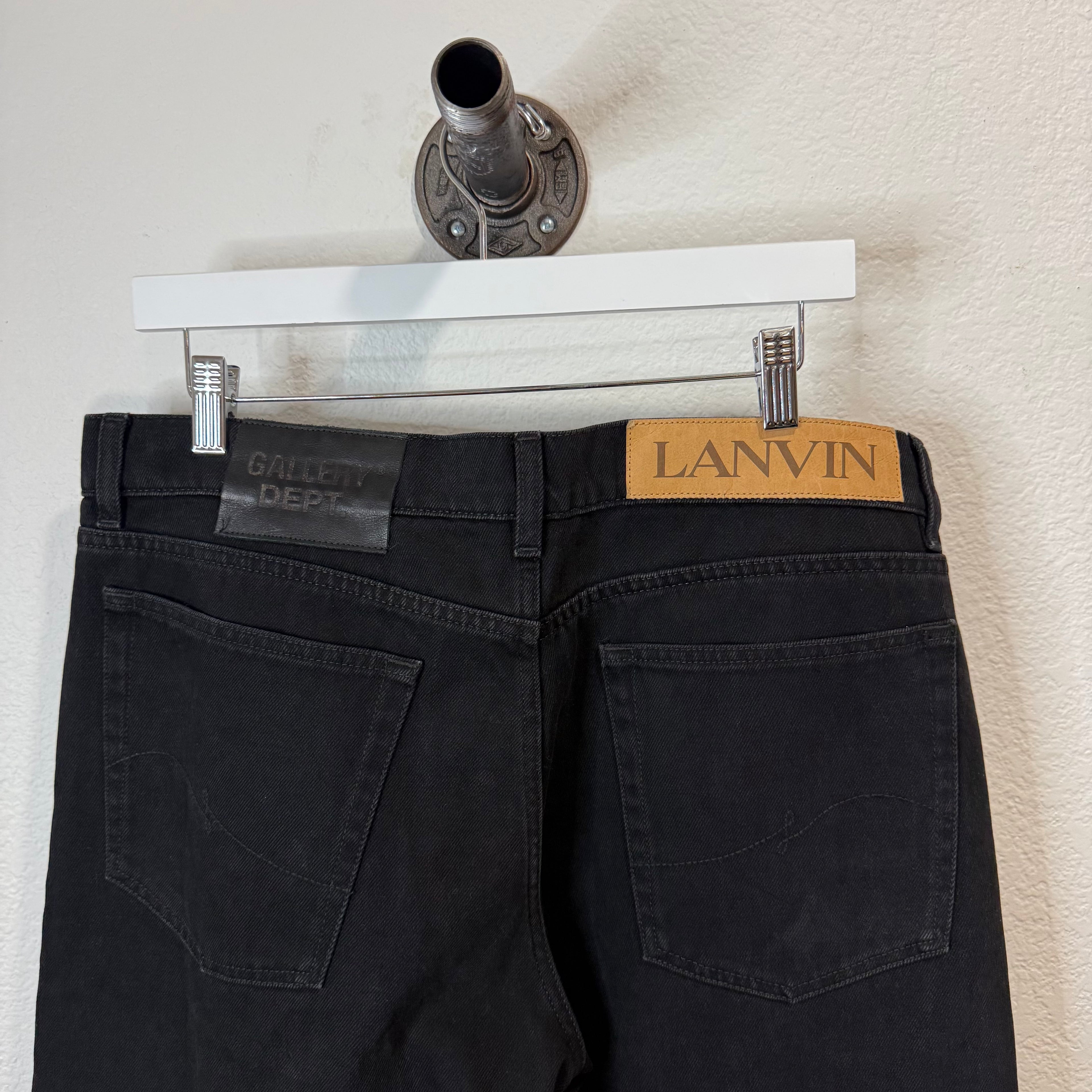 Lanvin x Gallery Dept Black Denim - Size 36