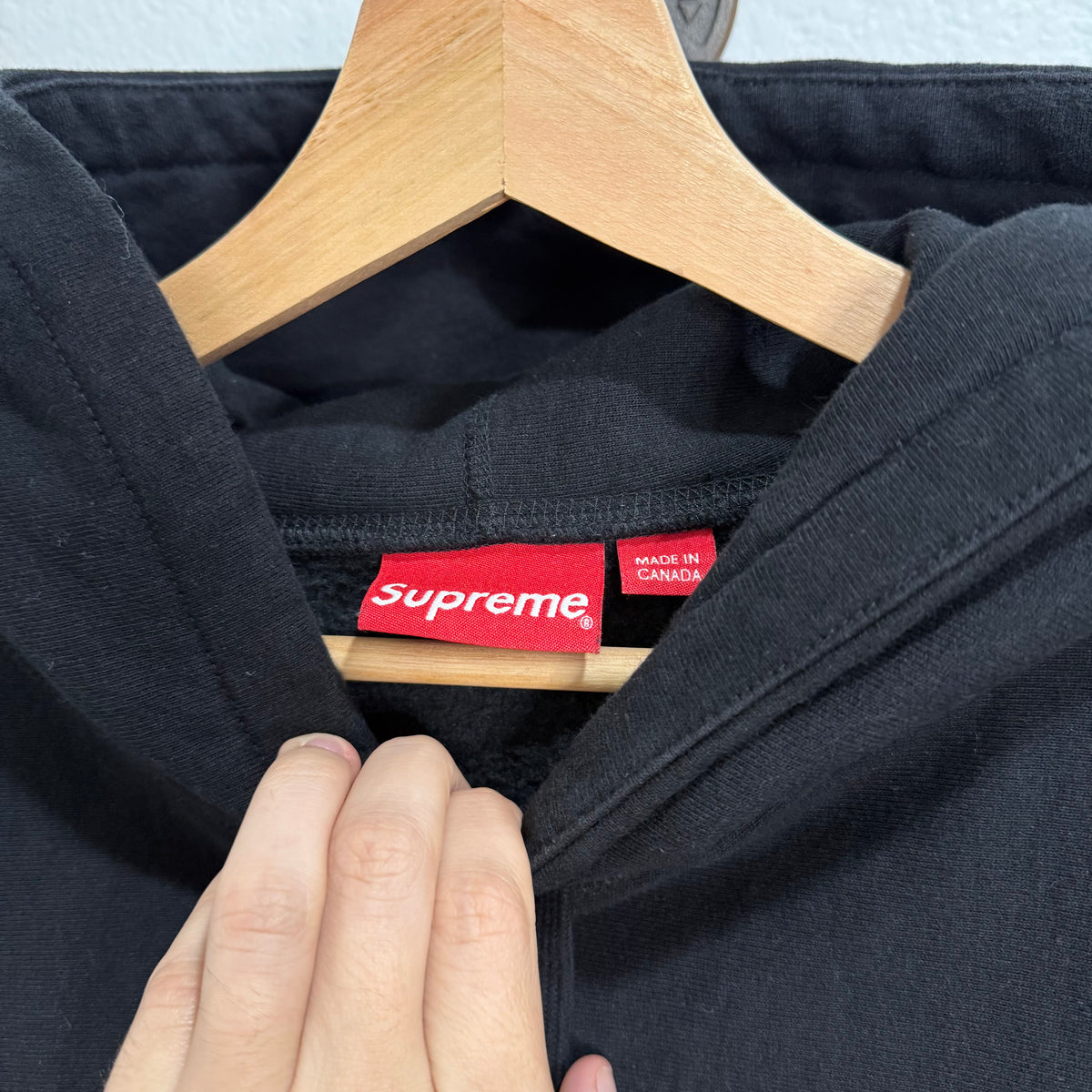 Supreme Metallic Arc Hooded Sweatshirt Black Hoodie - Size XL