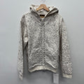 Birth of A Royal Child Diamond Pearl Zip Hoodie White - Size L