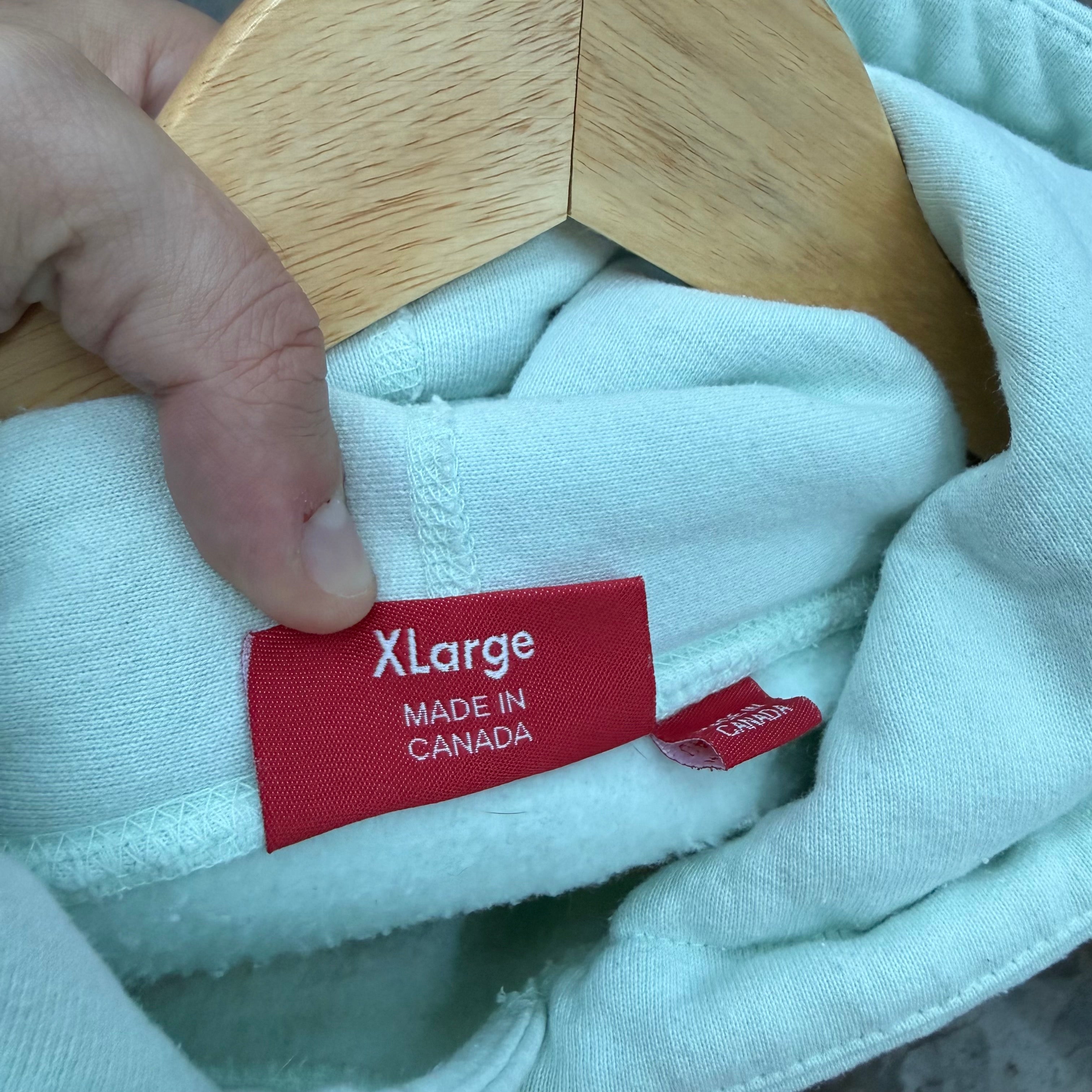 Supreme Box Logo Mint Green Hoodie - Size XL