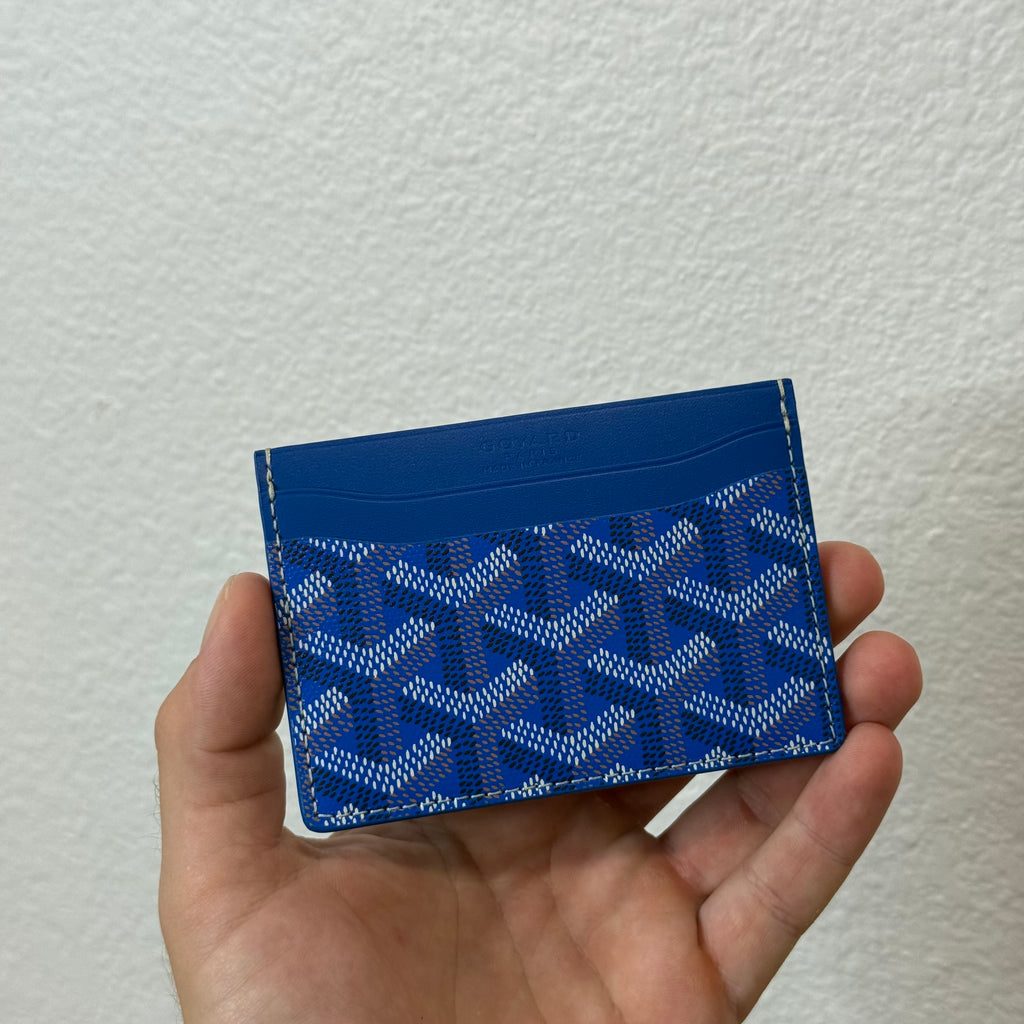 Goyard Saint Sulpice Blue Cardholder Wallet