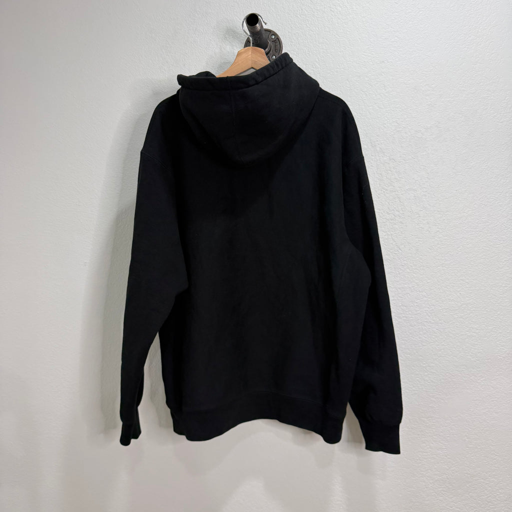 Supreme Metallic Arc Hooded Sweatshirt Black Hoodie - Size XL