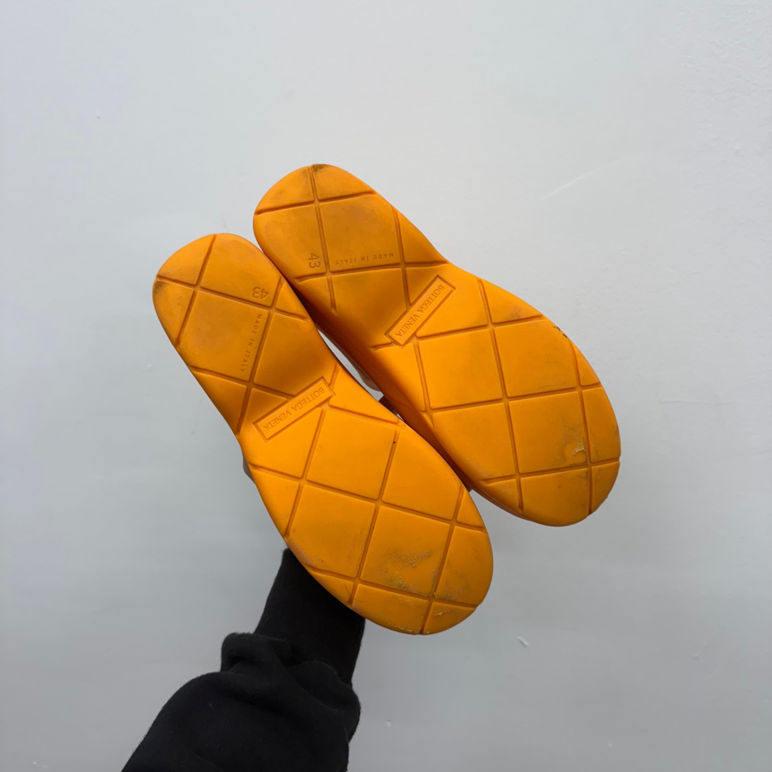 Bottega Veneta Orange Puddle Boot - Size 43 (US 10)