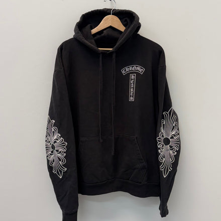 Chrome Hearts T-Bar Floral Hoodie - Size S