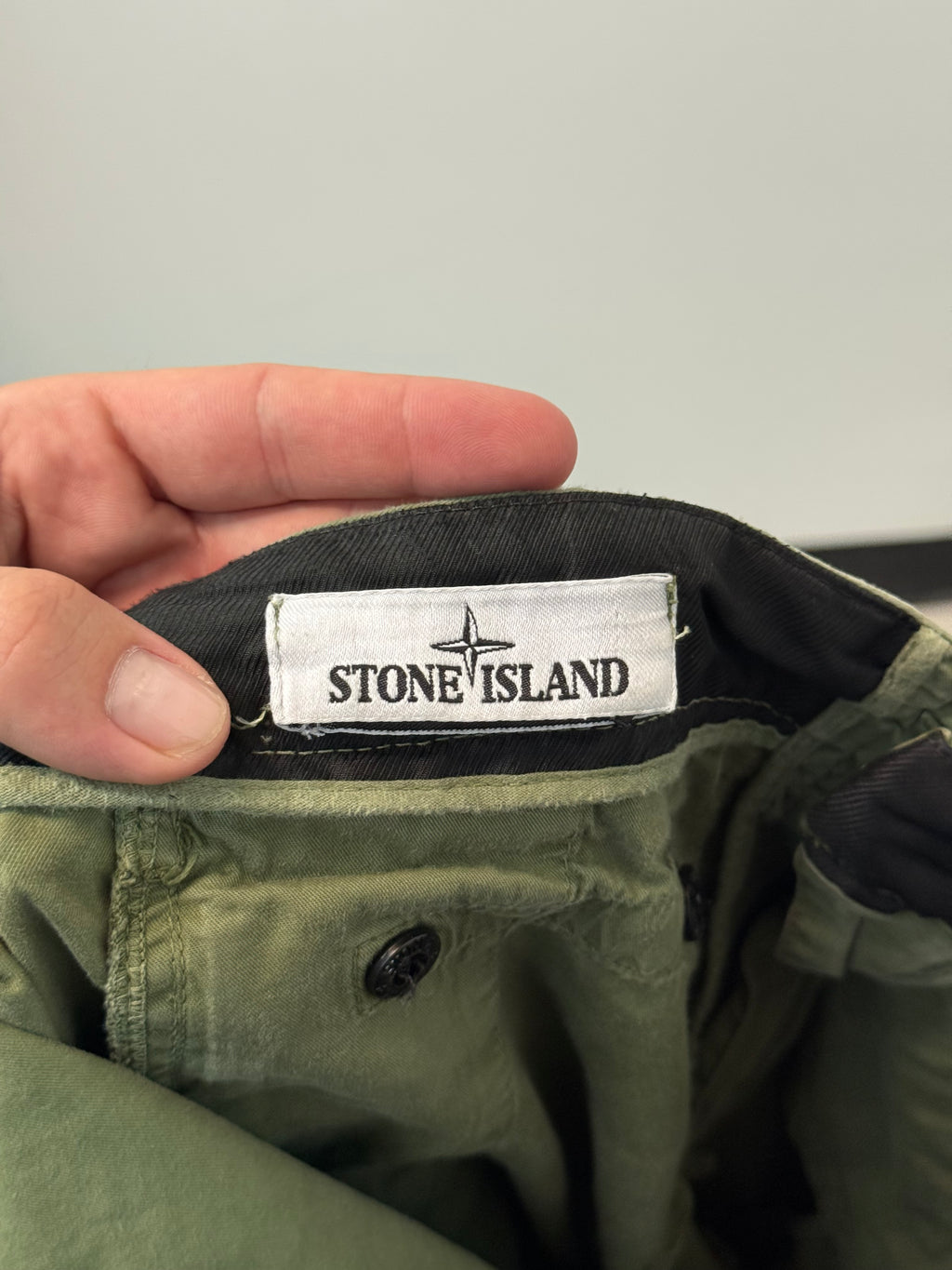 Stone Island Green Cargo Pants - Size 29