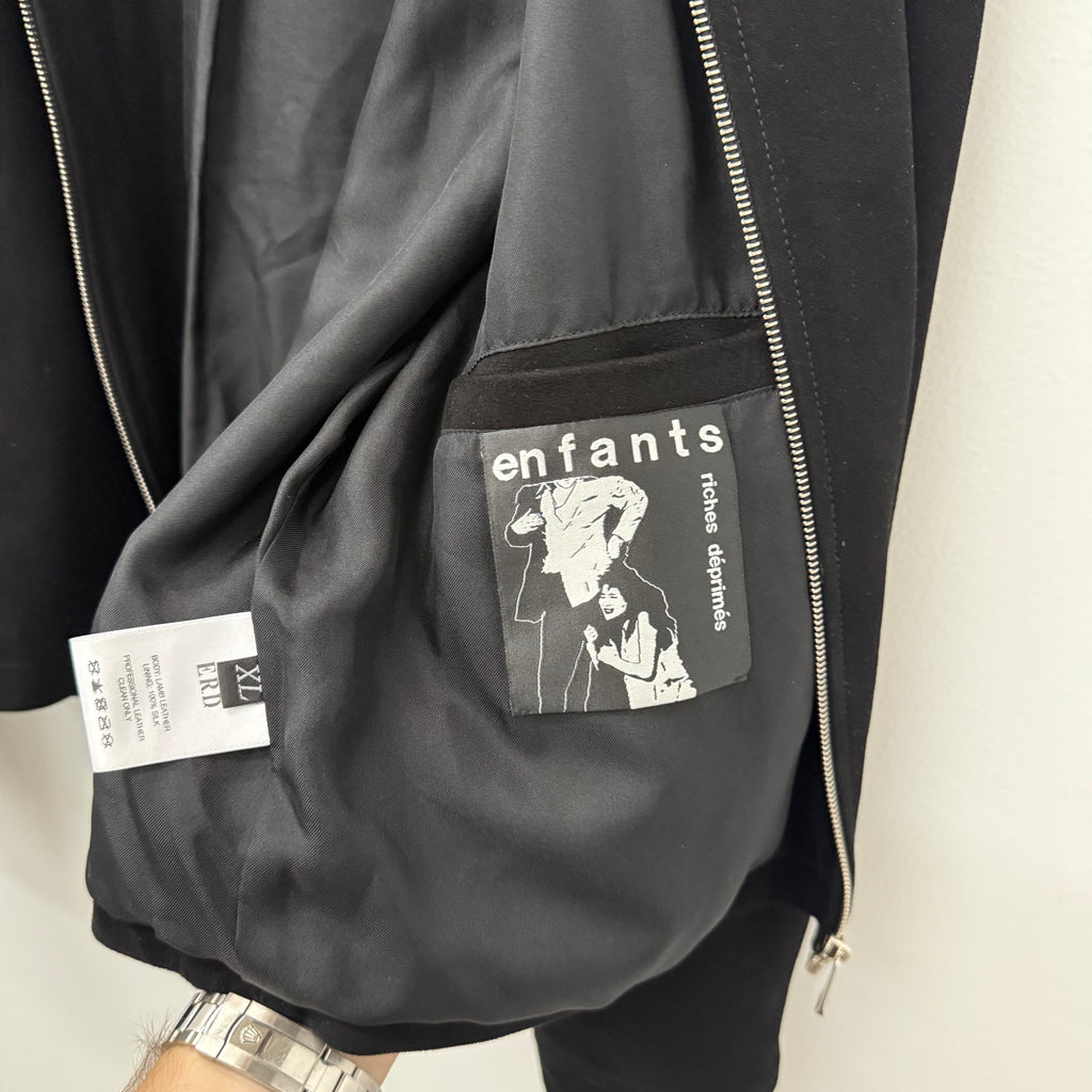 ERD Enfants Riches Deprimes Suede Western Lamb Zip Jacket - Size XL