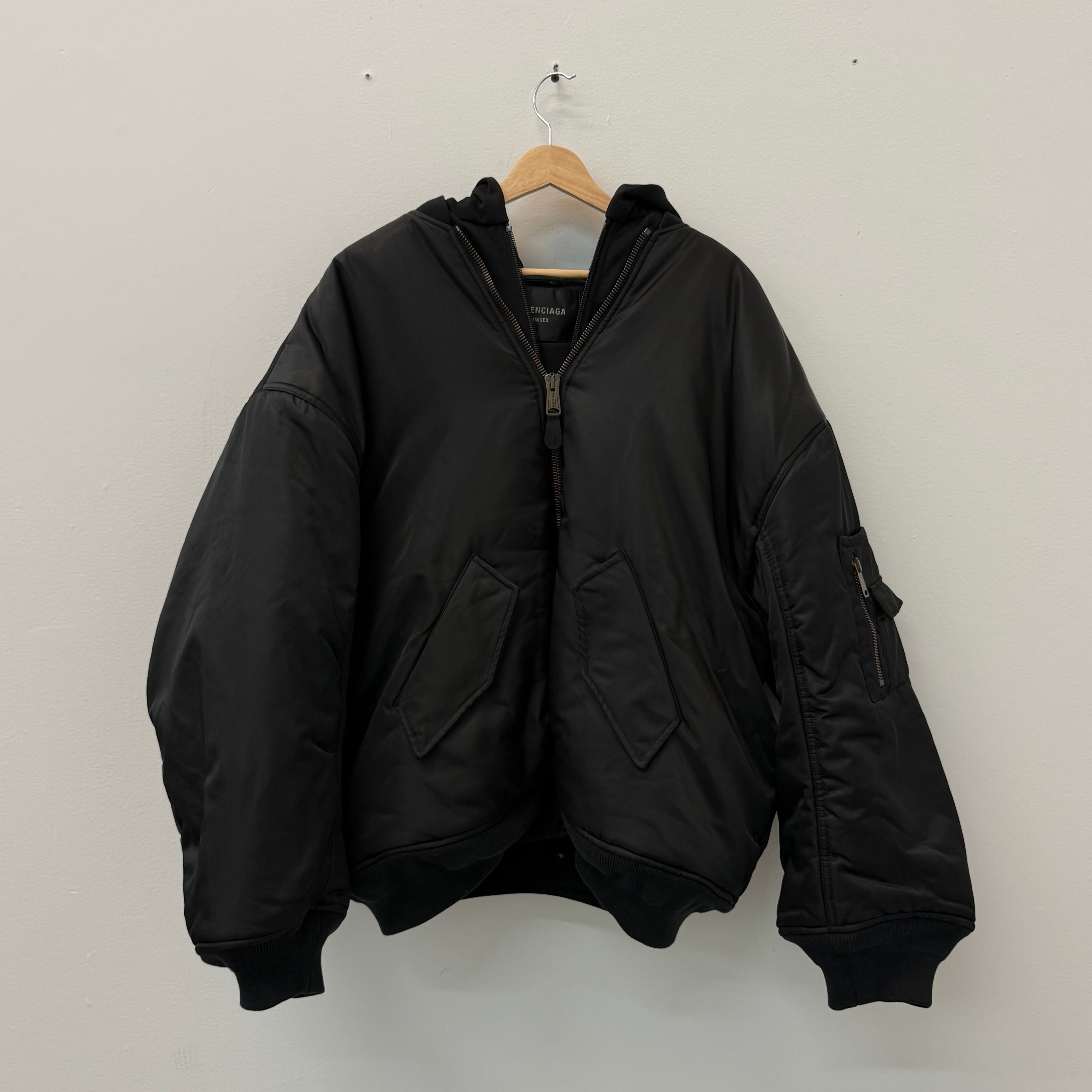 Balenciaga SS23 Denma All in One Nylon Bomber Jacket - Size 2 (XL)