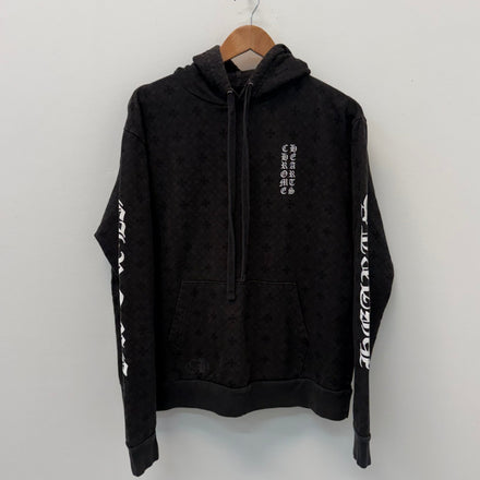 Chrome Hearts Monogram Horseshoe Script Hoodie - Size S