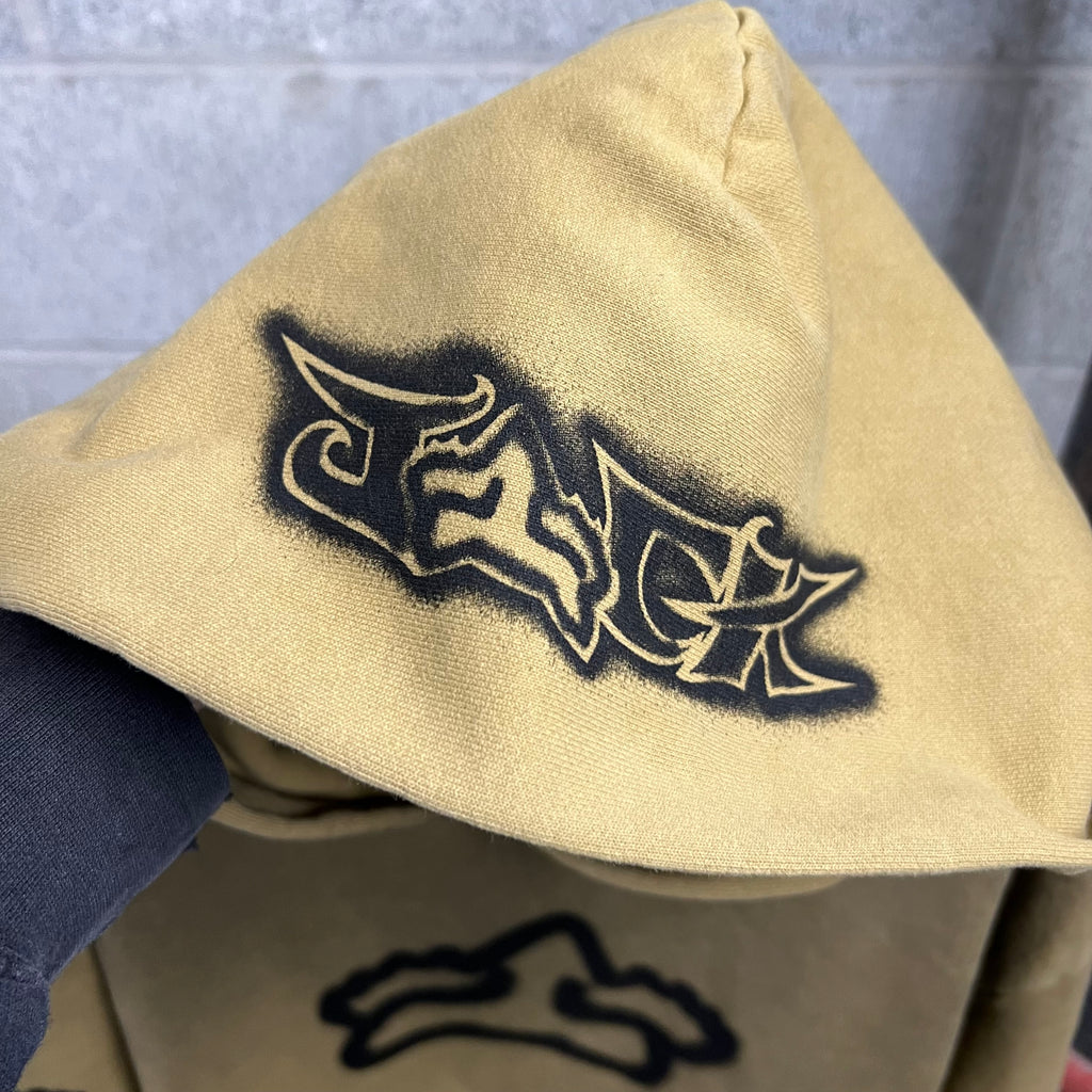Cactus Jack x Fox Racing II Tan Hoodie - Size XL