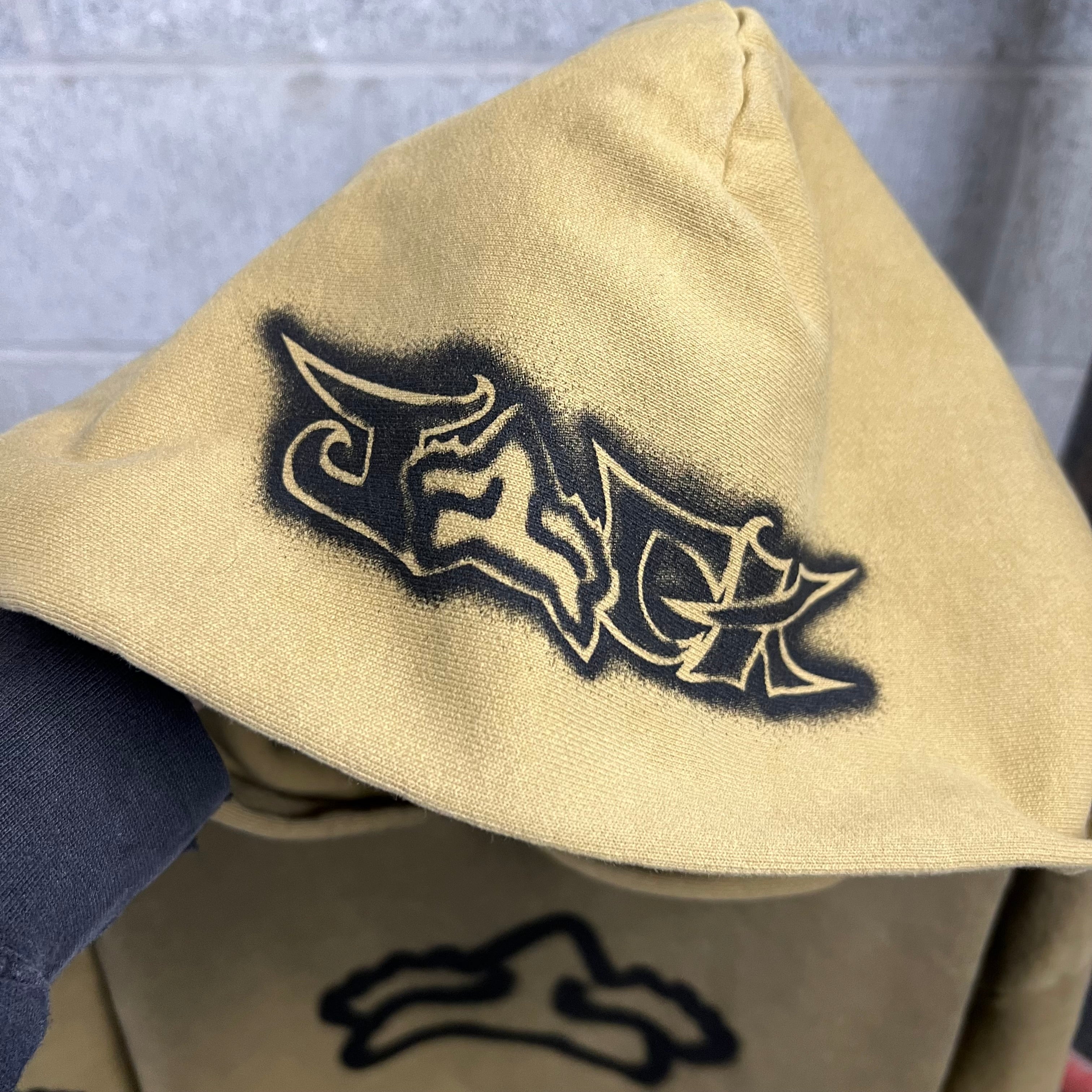 Cactus Jack x Fox Racing II Tan Hoodie - Size XL
