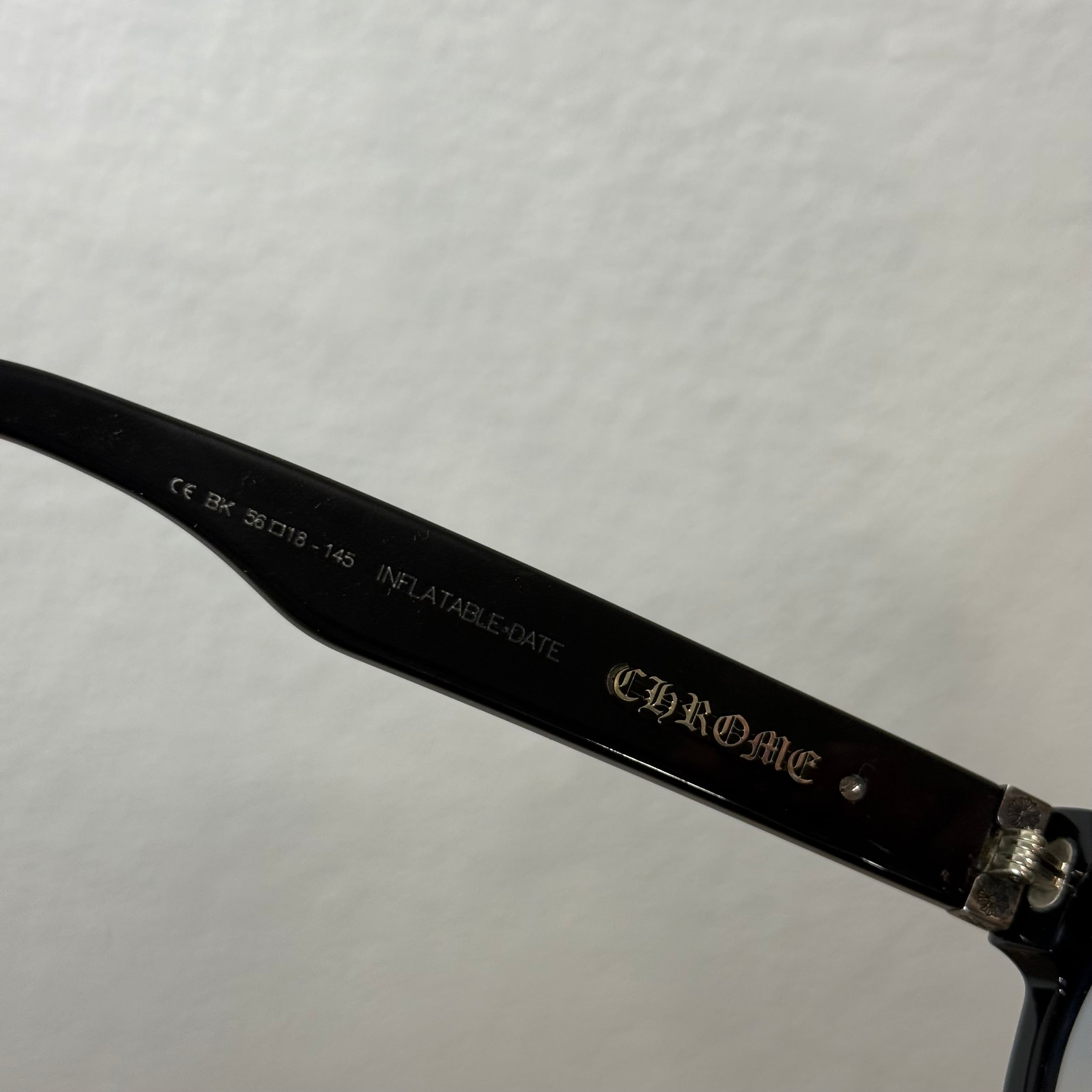 Chrome Hearts Inflatable Date Black Dagger Glasses