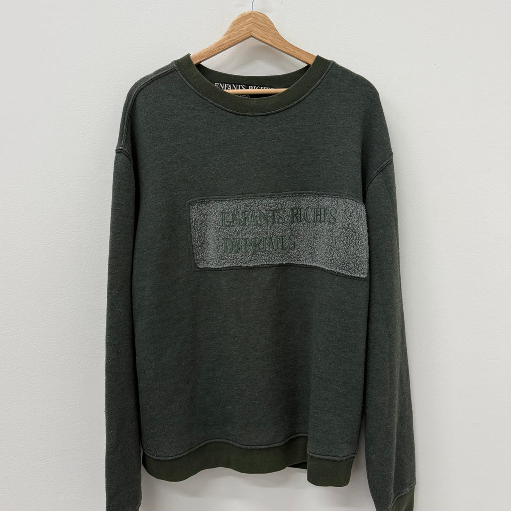 ERD Enfants Riches Deprimes Green Nouveau Sweatshirt - Size L