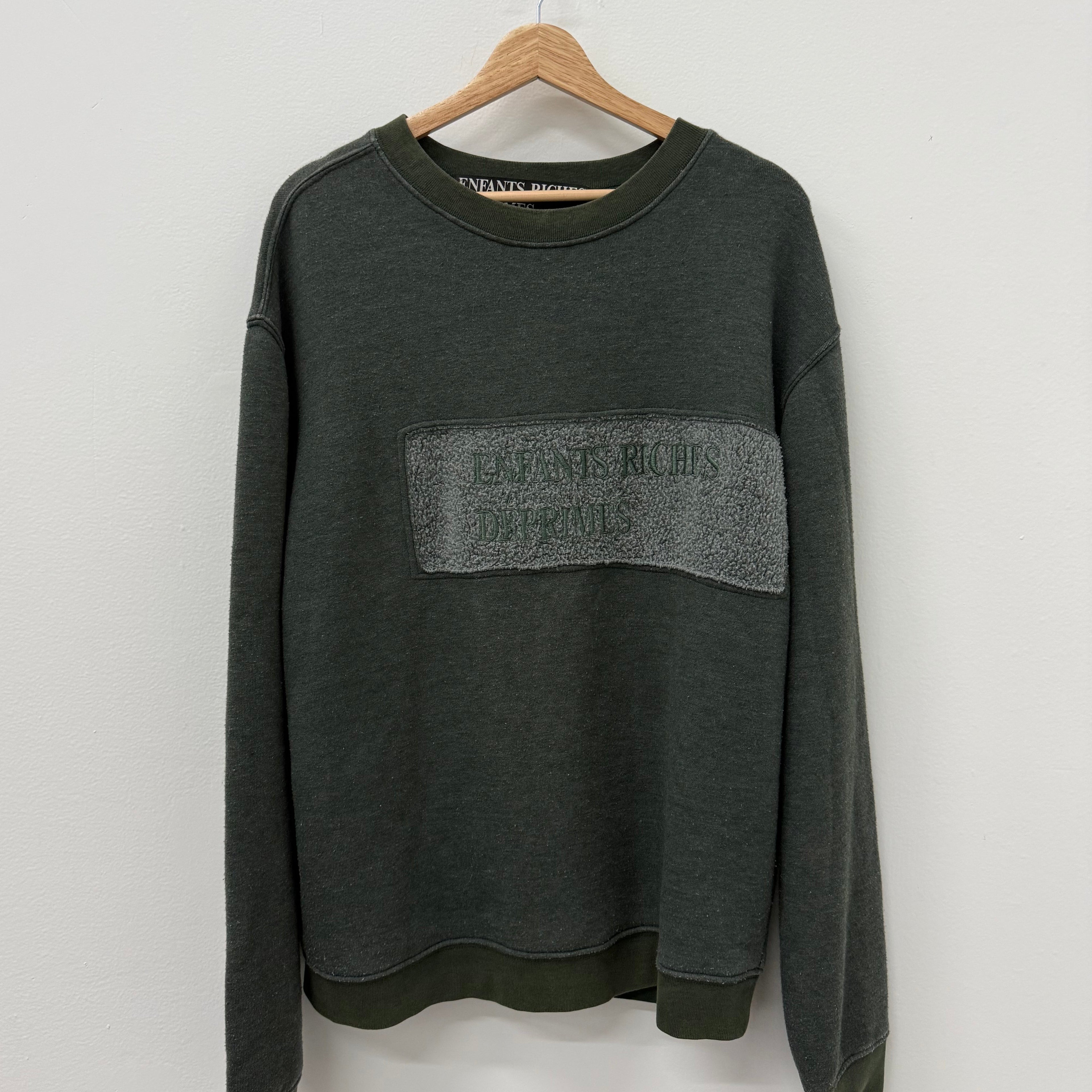 ERD Enfants Riches Deprimes Green Nouveau Sweatshirt - Size L