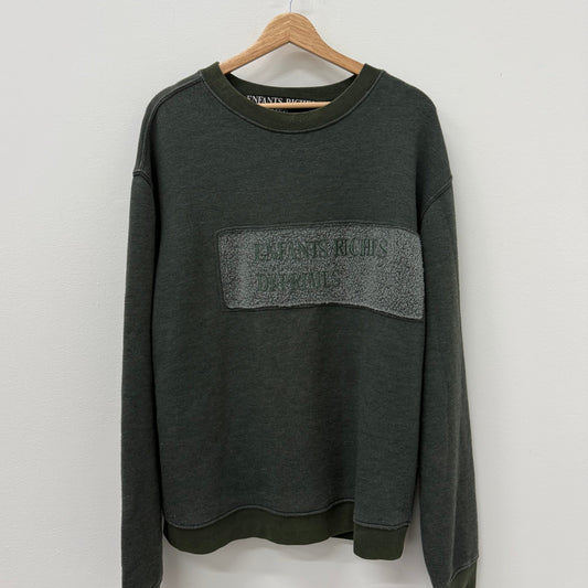 ERD Enfants Riches Deprimes Green Nouveau Sweatshirt - Size L