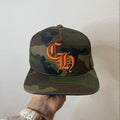 Chrome Hearts Camo CH Baseball Trucker Hat
