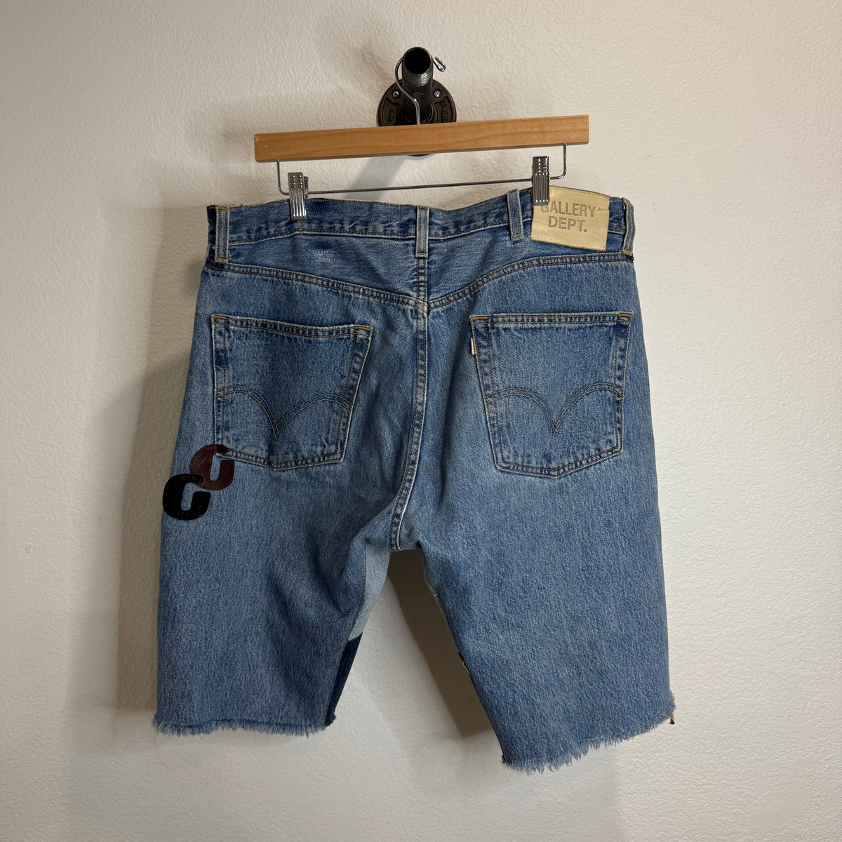 Gallery Dept Denim G Patch Shorts - Size 36
