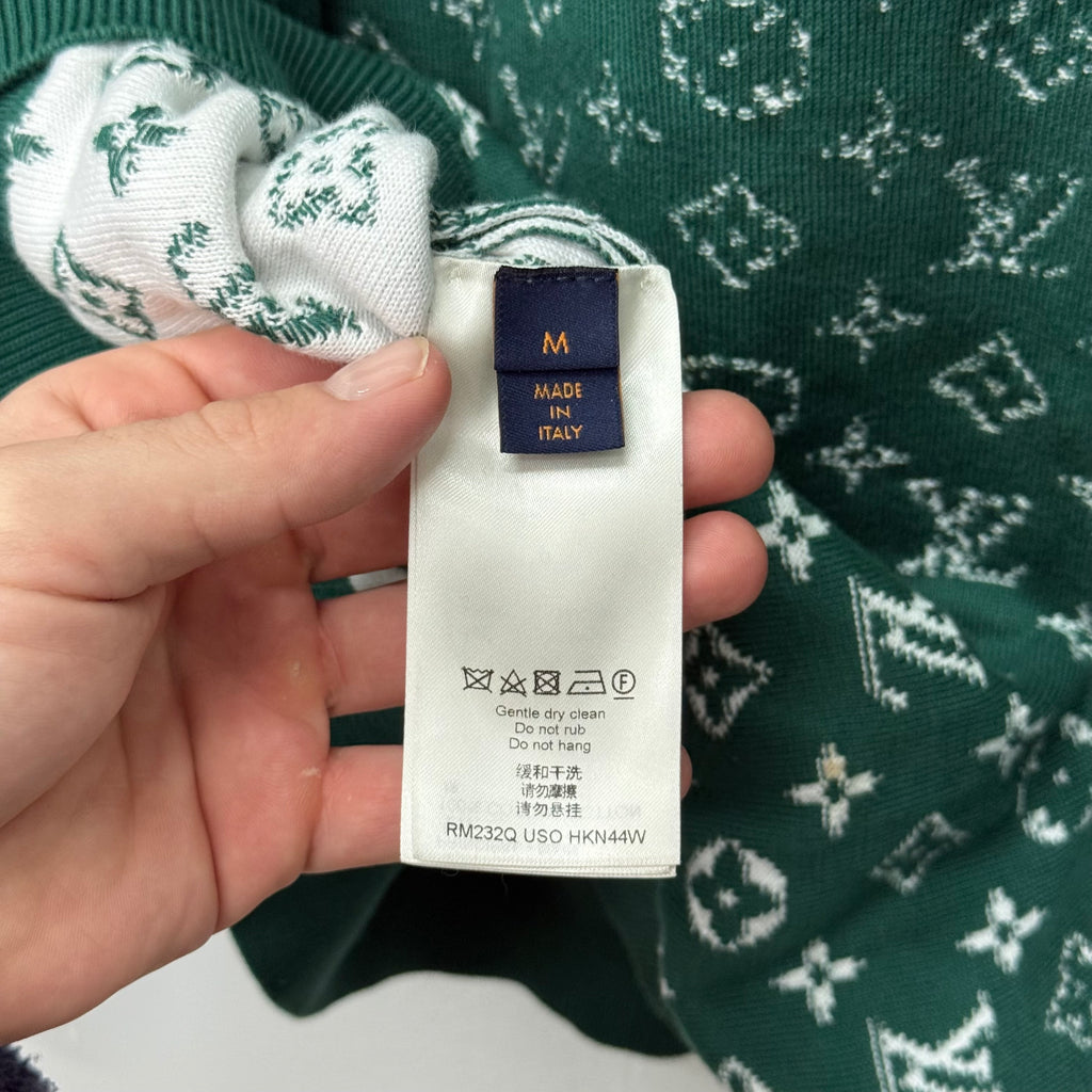 Louis Vuitton Monogram Crewneck Green - Size M