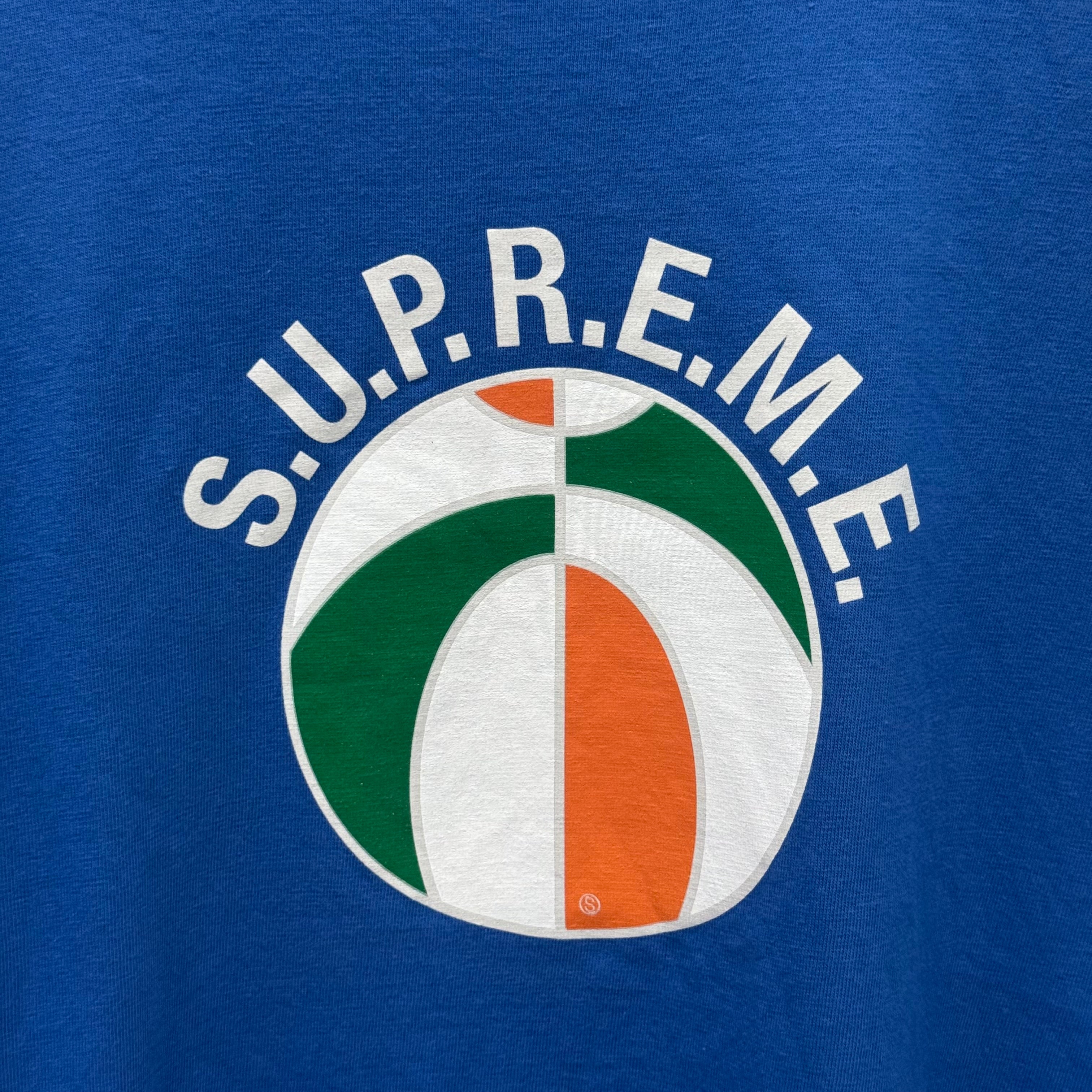 Supreme Beach Ball Blue T-Shirt - Size XL