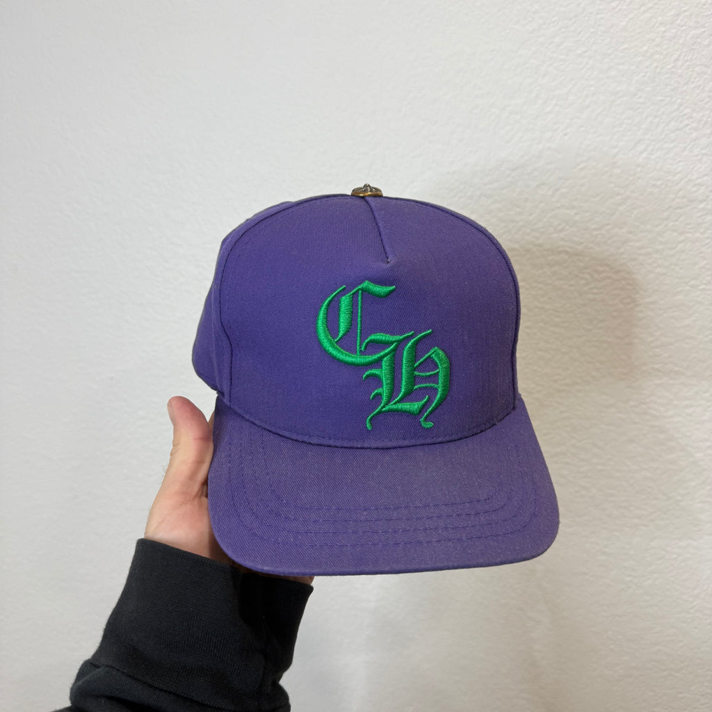 Chrome Hearts CH Purple Baseball Hat