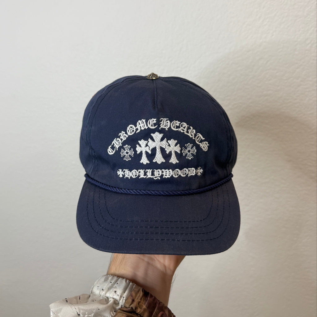 Chrome Hearts Navy Gas Station Trucker Hat