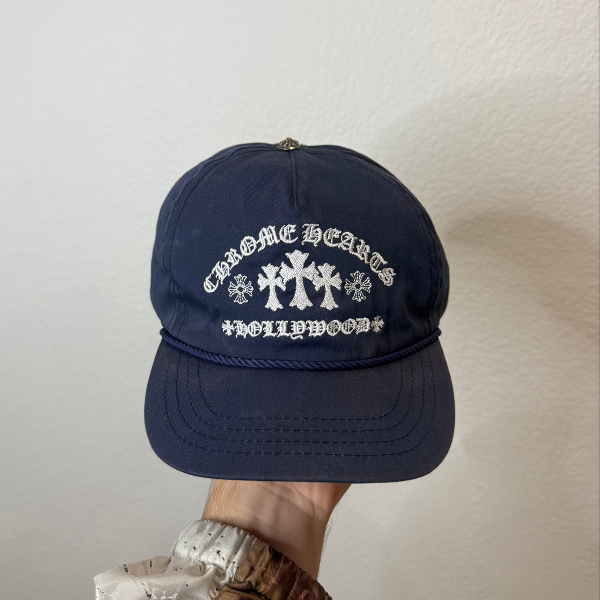 Chrome Hearts Navy Gas Station Trucker Hat