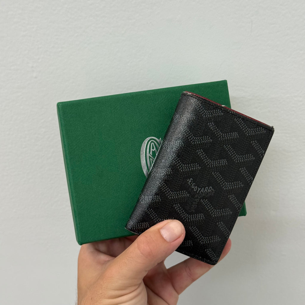 Goyard Jet Black Saint Pierre Card Holder