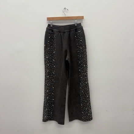 Birth of a Royal Child Sweatpants Grey Cashew Pearl Blossom - Size S