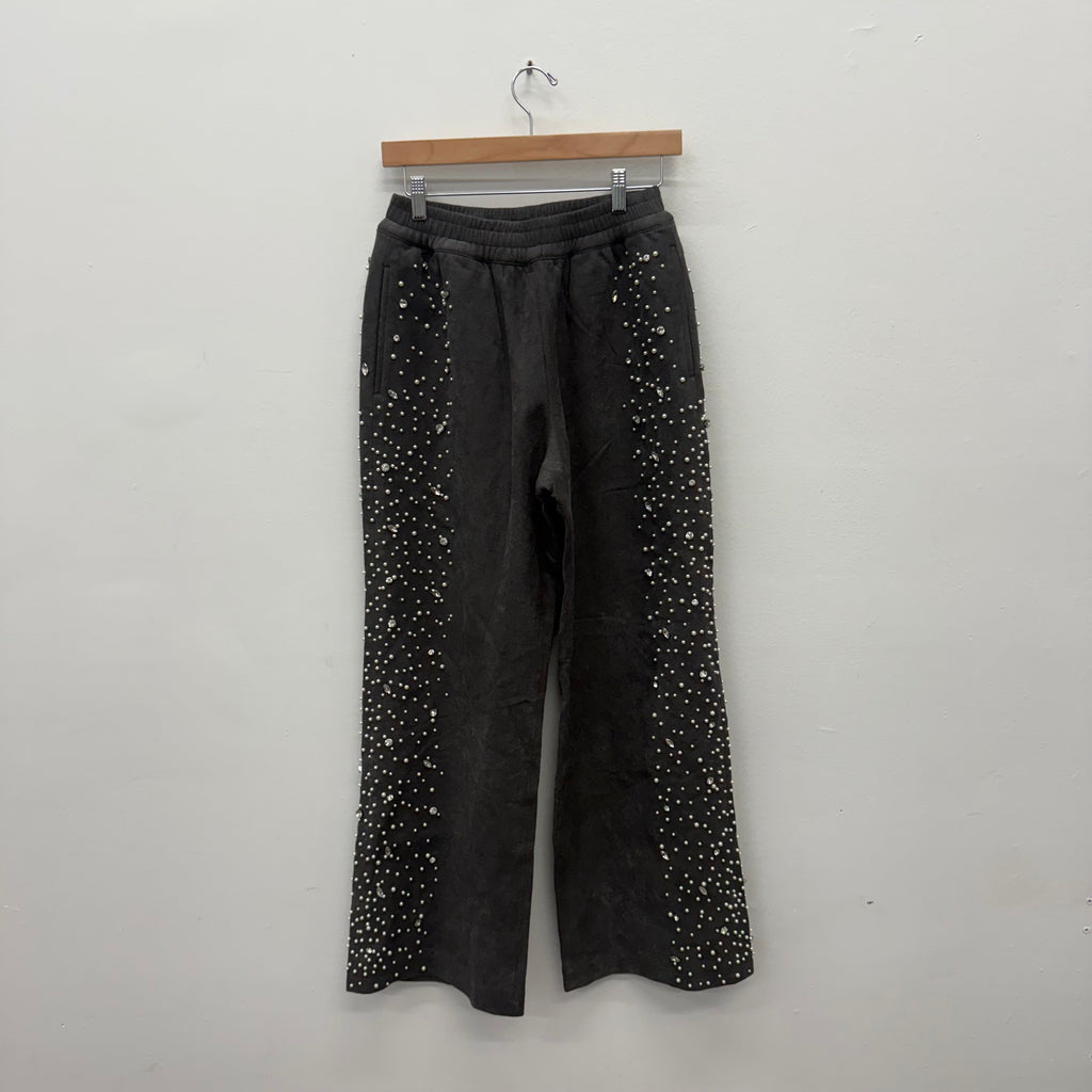 Birth of a Royal Child Sweatpants Grey Cashew Pearl Blossom - Size S