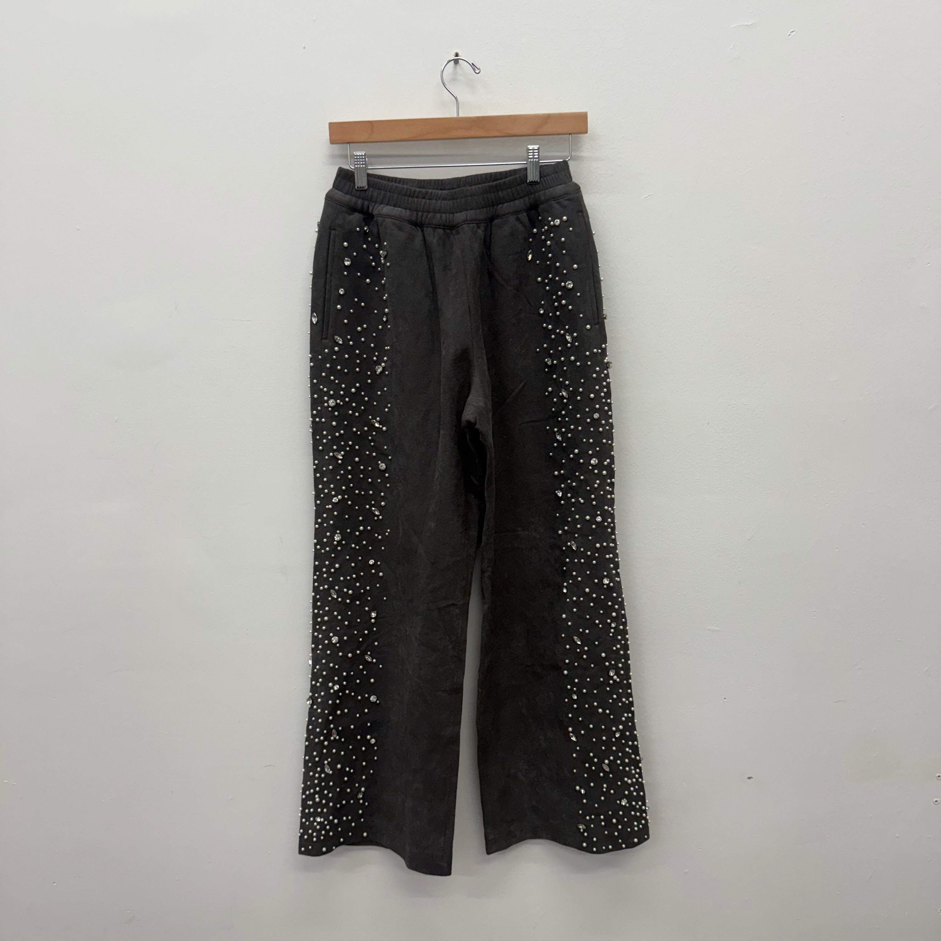 Birth of a Royal Child Sweatpants Grey Cashew Pearl Blossom - Size S