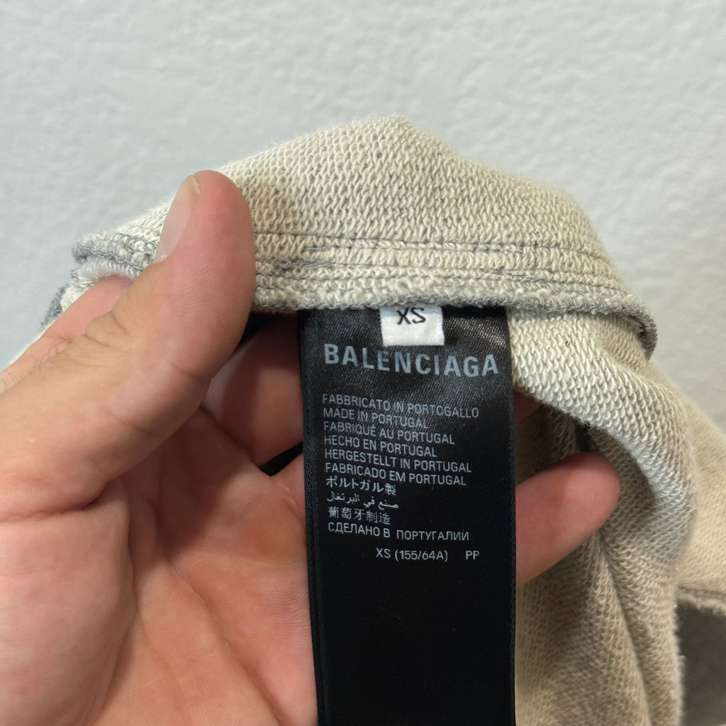 Balenciaga Gray Skater Grafitti Sweatpants - Size XS (30-32)