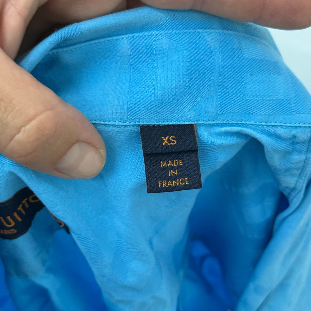 Louis Vuitton Tonal Letter Button Up Shirt - Size XS