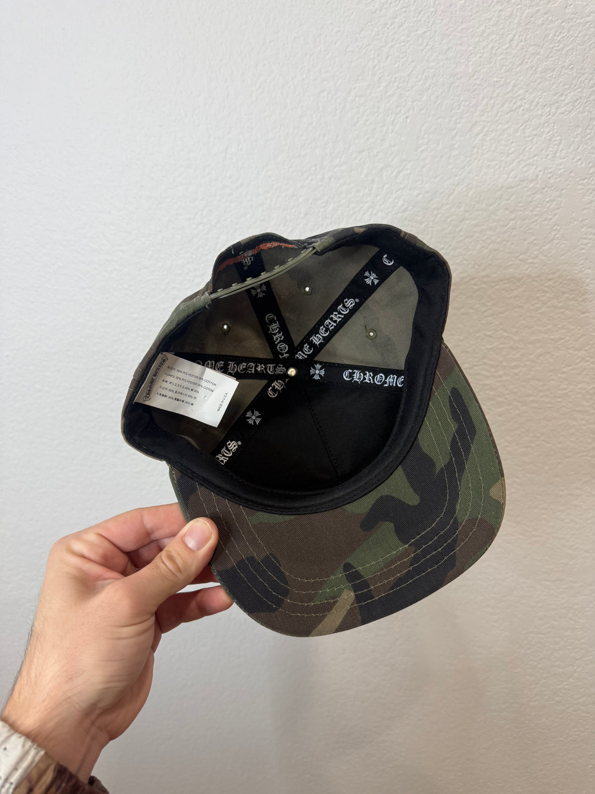 Chrome Hearts Camo CH Baseball Trucker Hat