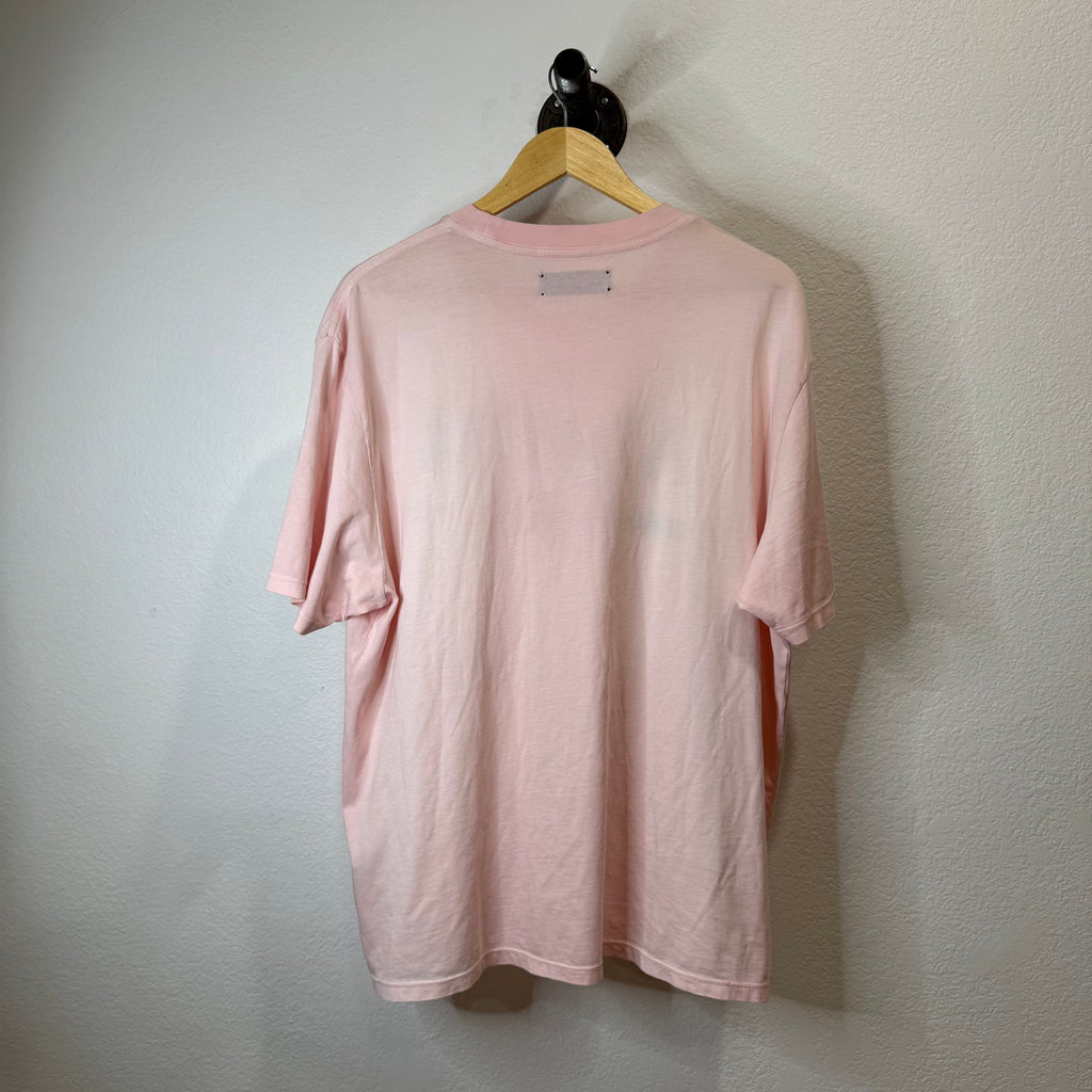Amiri Pink Wash Logo T-Shirt - Size XL