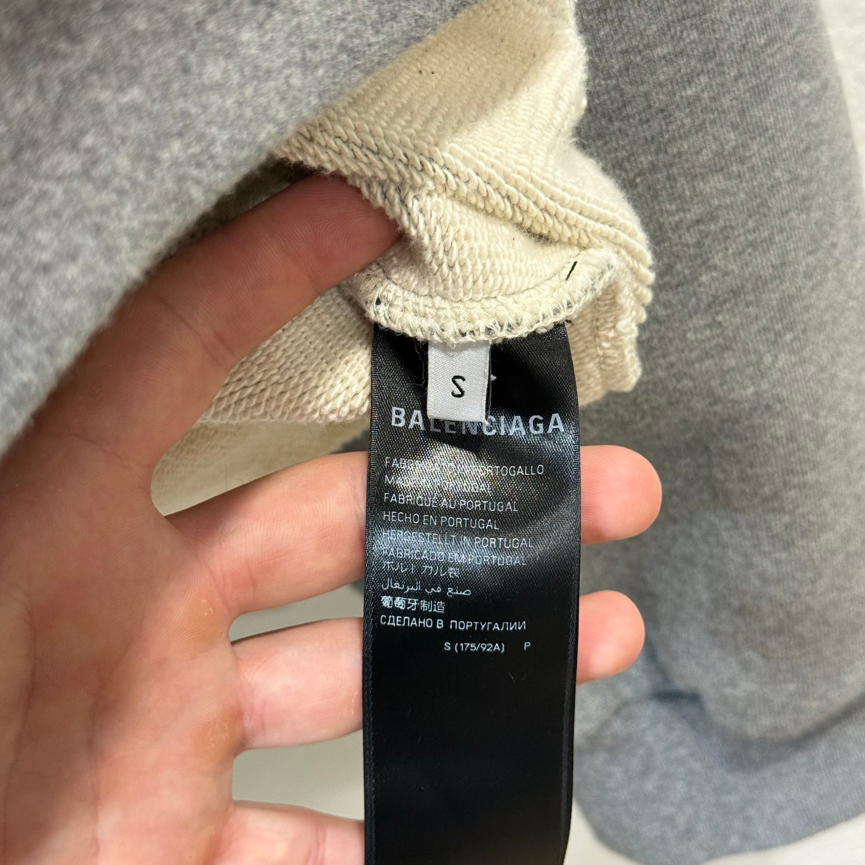 Balenciaga Thermal Lined BB Zip Up Hoodie - Size S