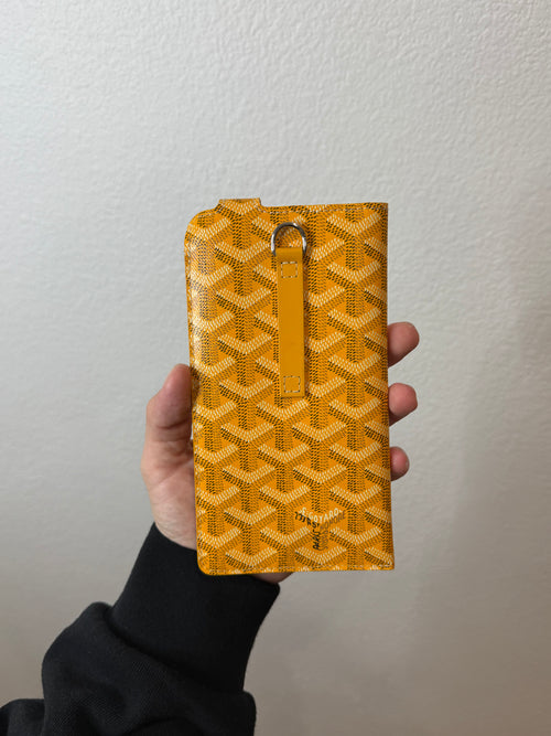 Goyard Yellow Sunglasses Case