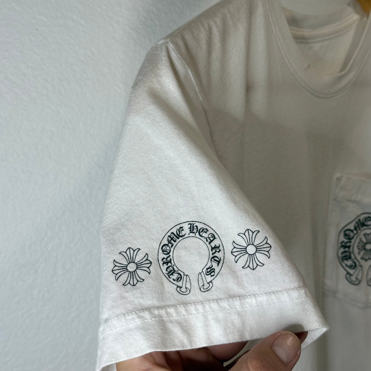 Chrome Hearts Multicolor Horseshoe Spine T-Shirt - Size S