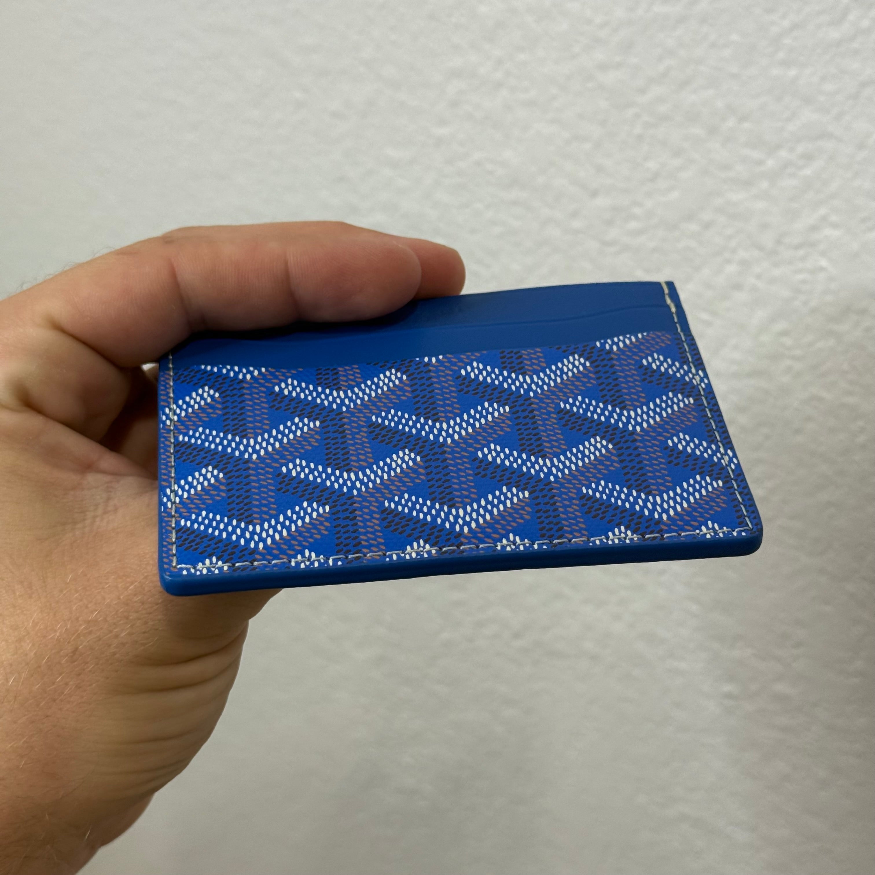 Goyard Saint Sulpice Blue Cardholder Wallet