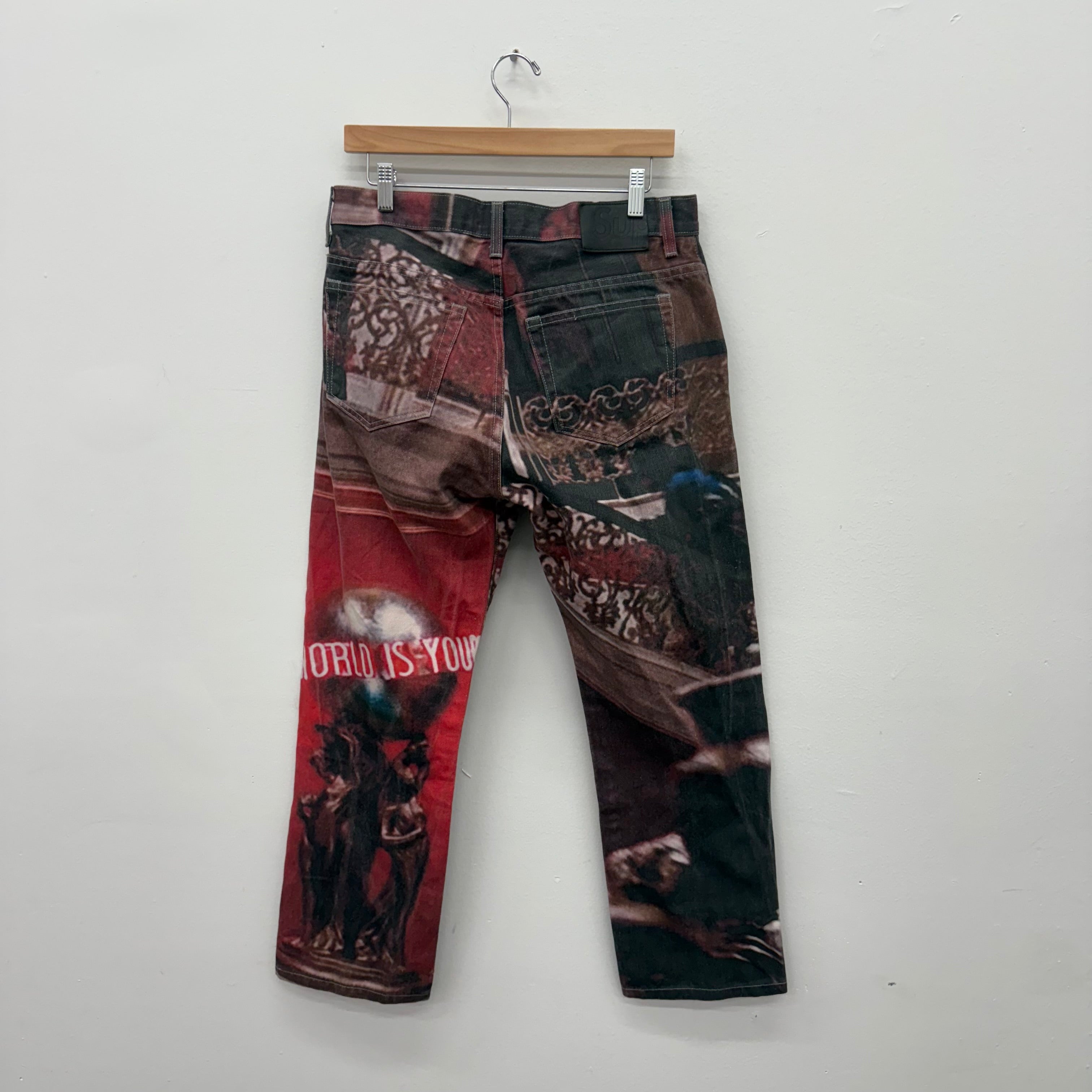 Supreme Scarface Denim Jeans The World is Yours - Size 32