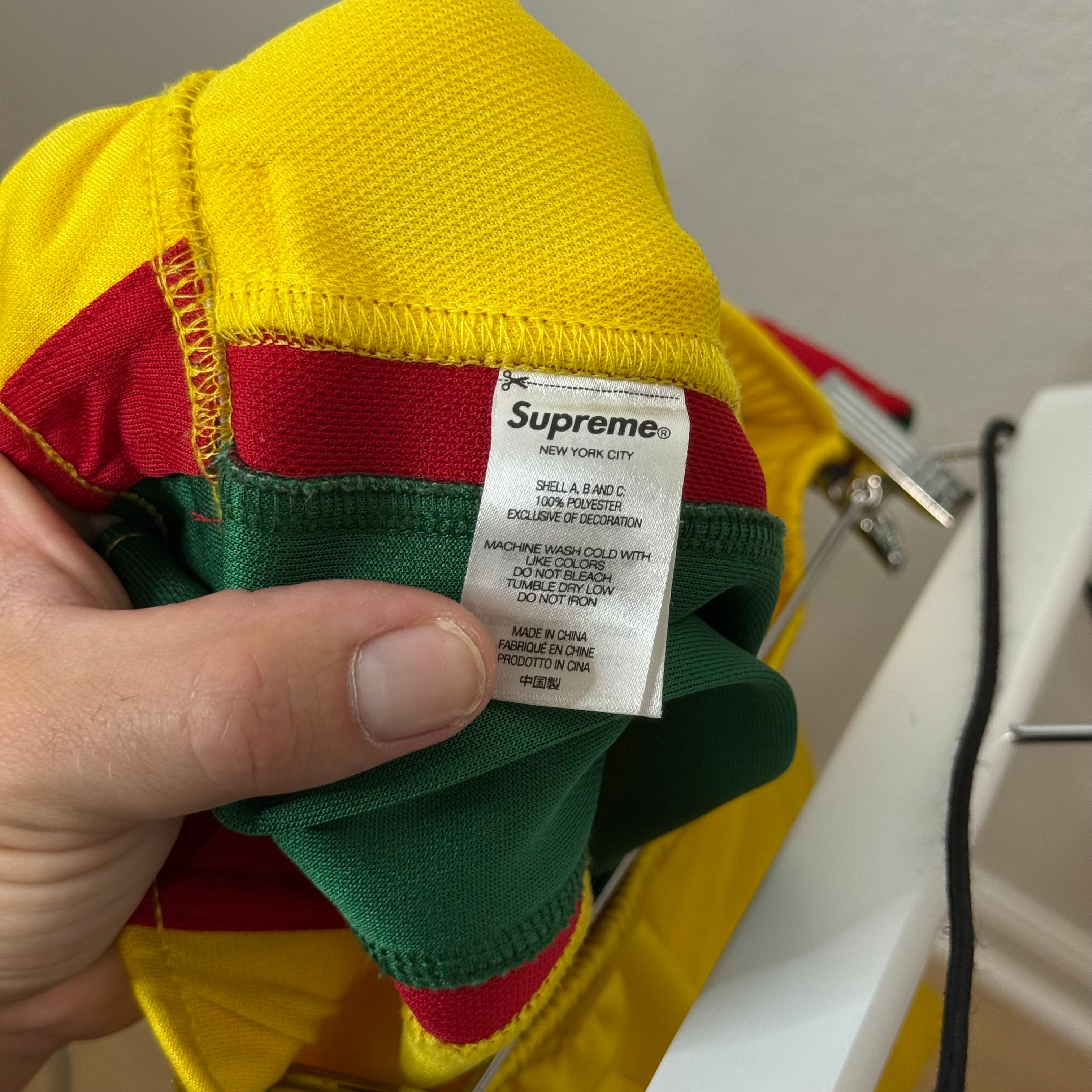 Supreme Umbro Break-Away Track Pants Yellow - Size M